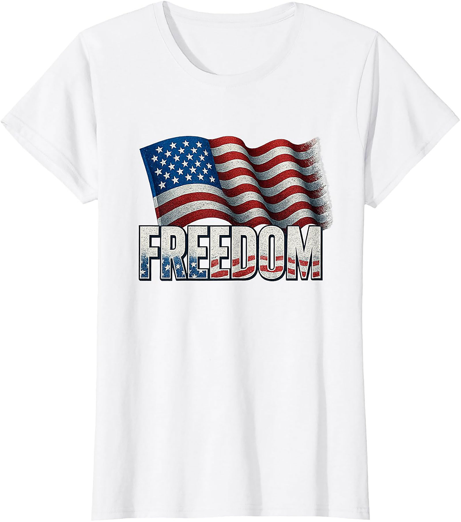 Patriotic Freedom T-shirt | American Flag Graphic Tee