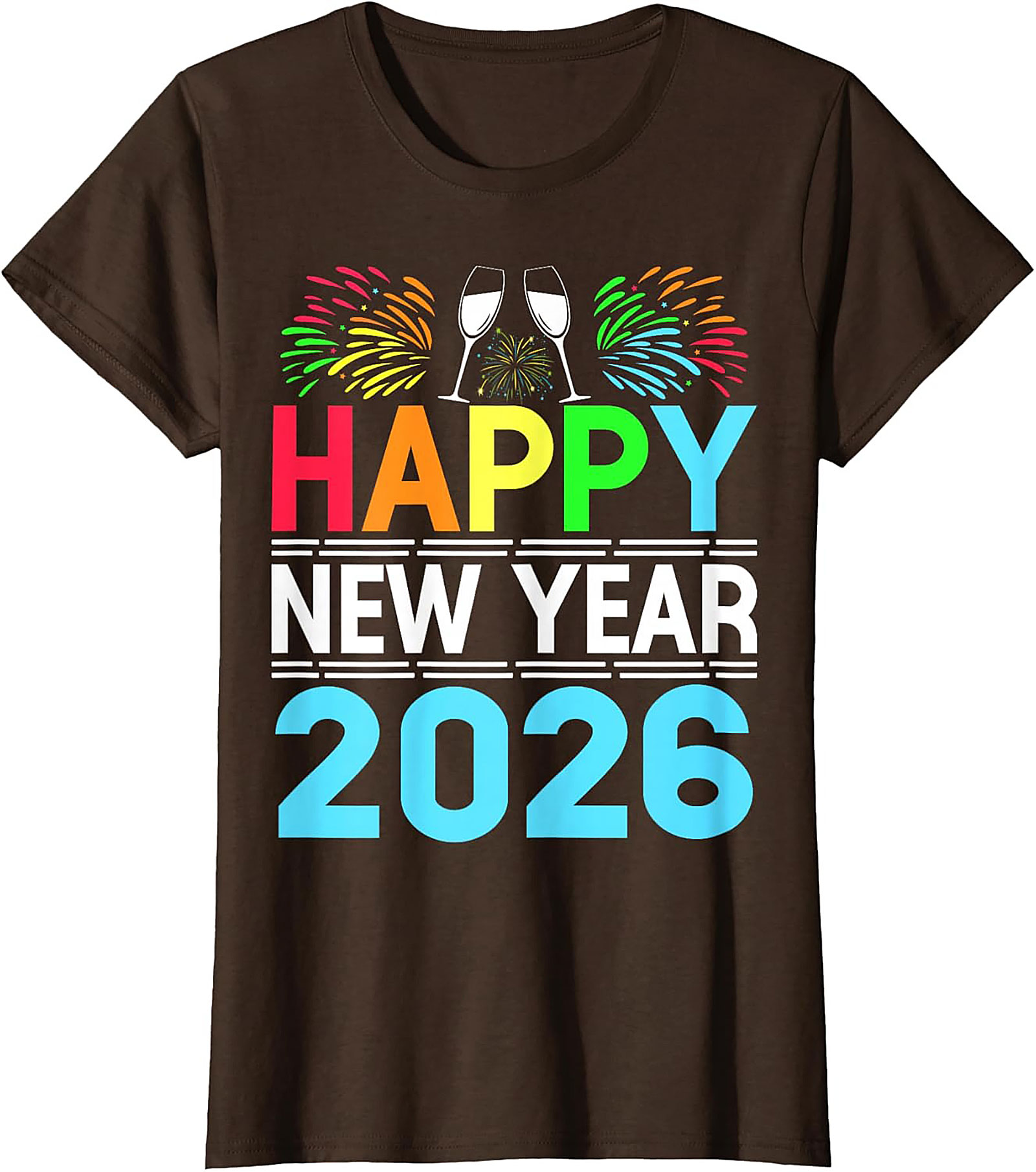 Happy New Year 2026 T-Shirt Festive Graphic Tee