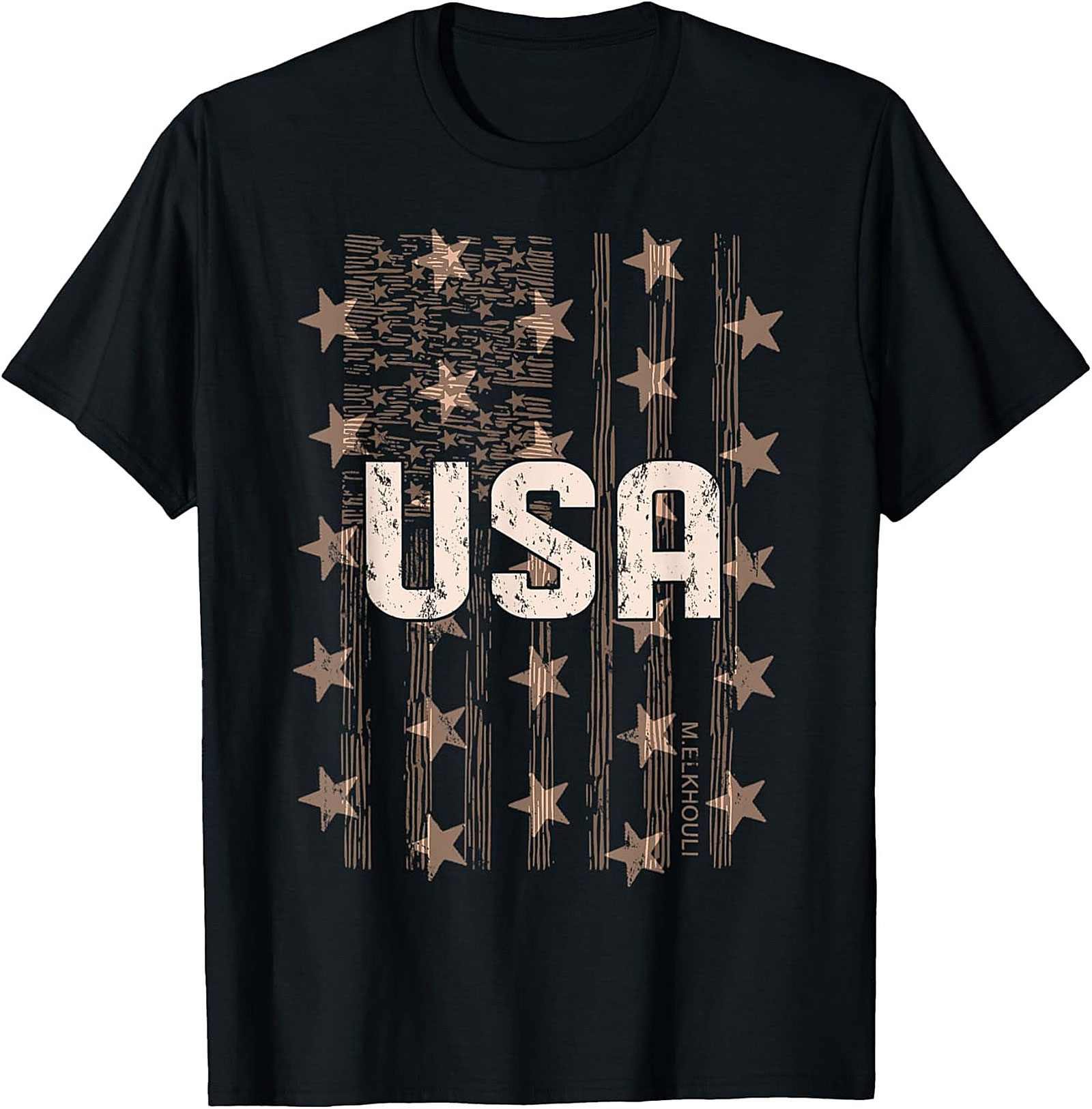 Vintage USA Flag T-shirt | Patriotic American Graphic Tee