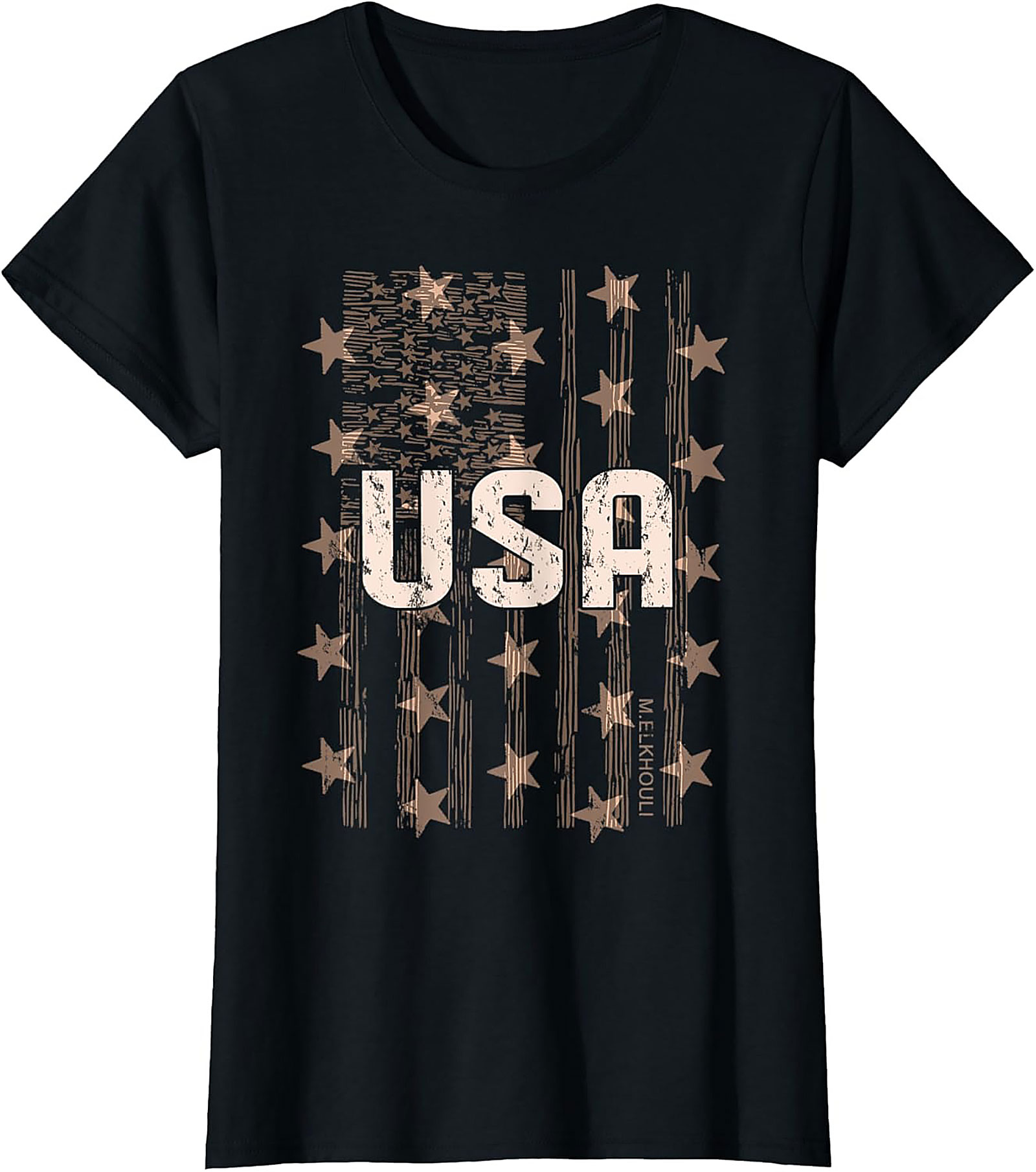 Vintage USA Flag T-shirt | Patriotic American Graphic Tee