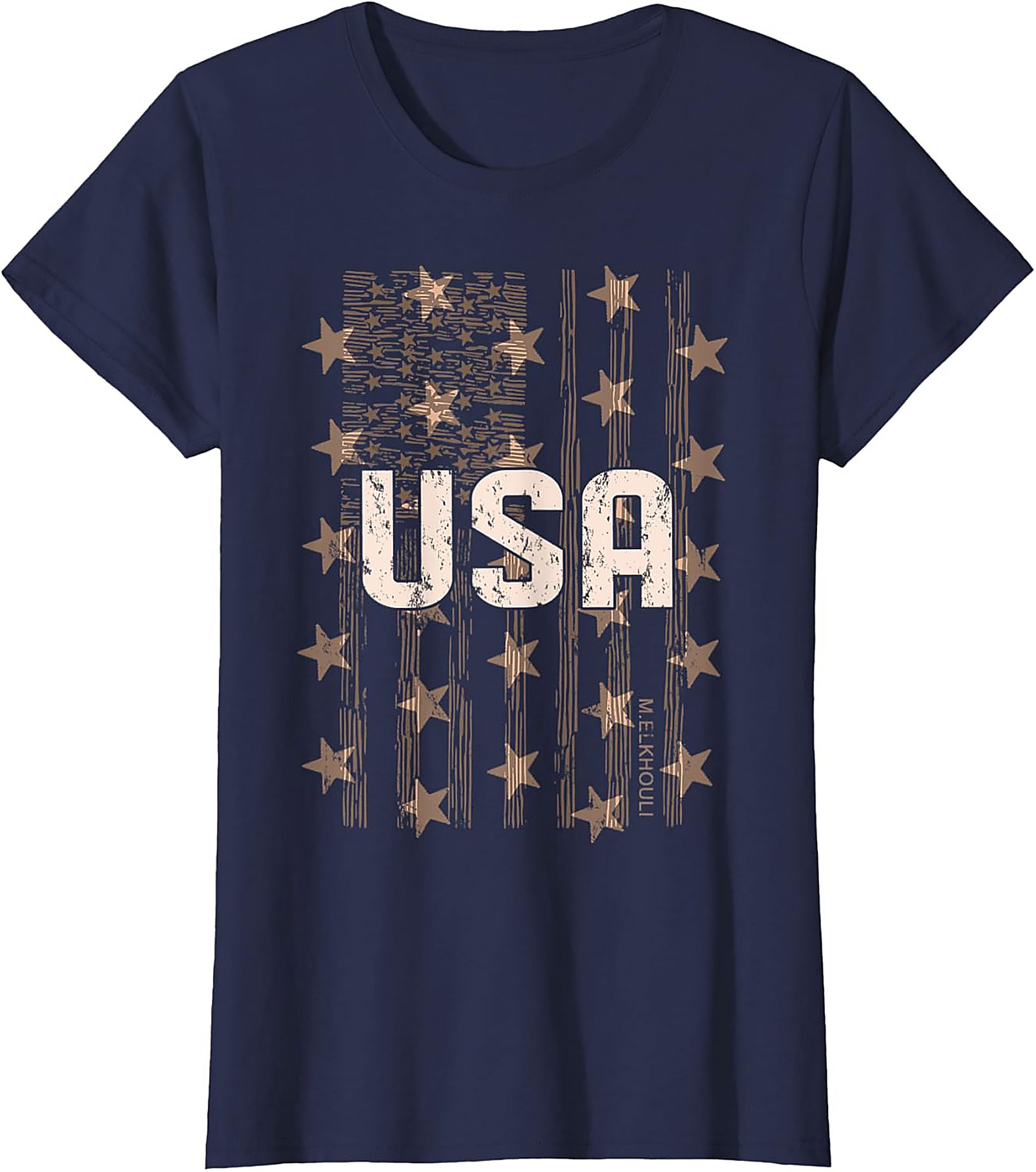 Vintage USA Flag T-shirt | Patriotic American Graphic Tee