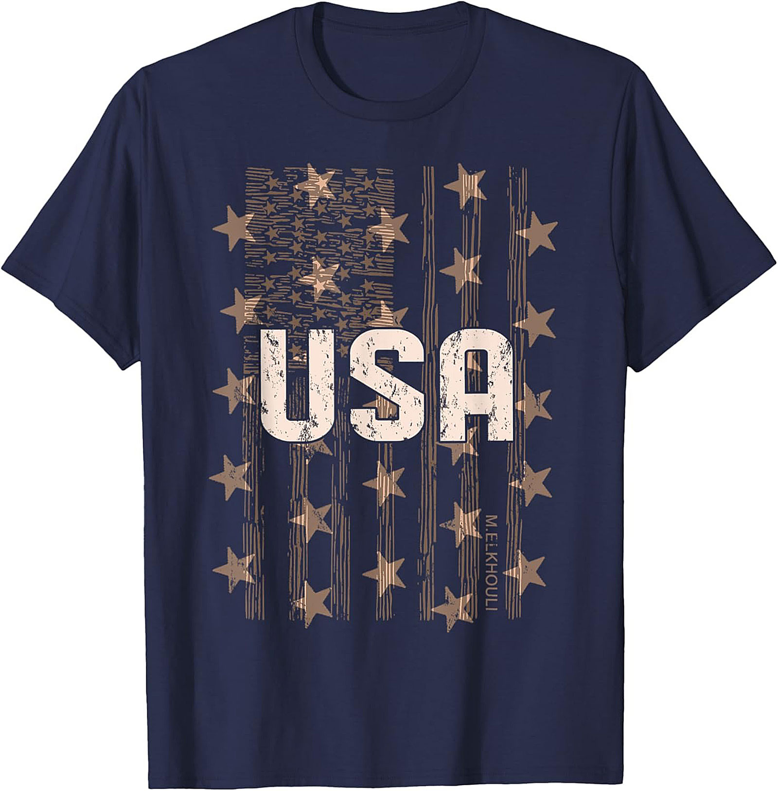 Vintage USA Flag T-shirt | Patriotic American Graphic Tee