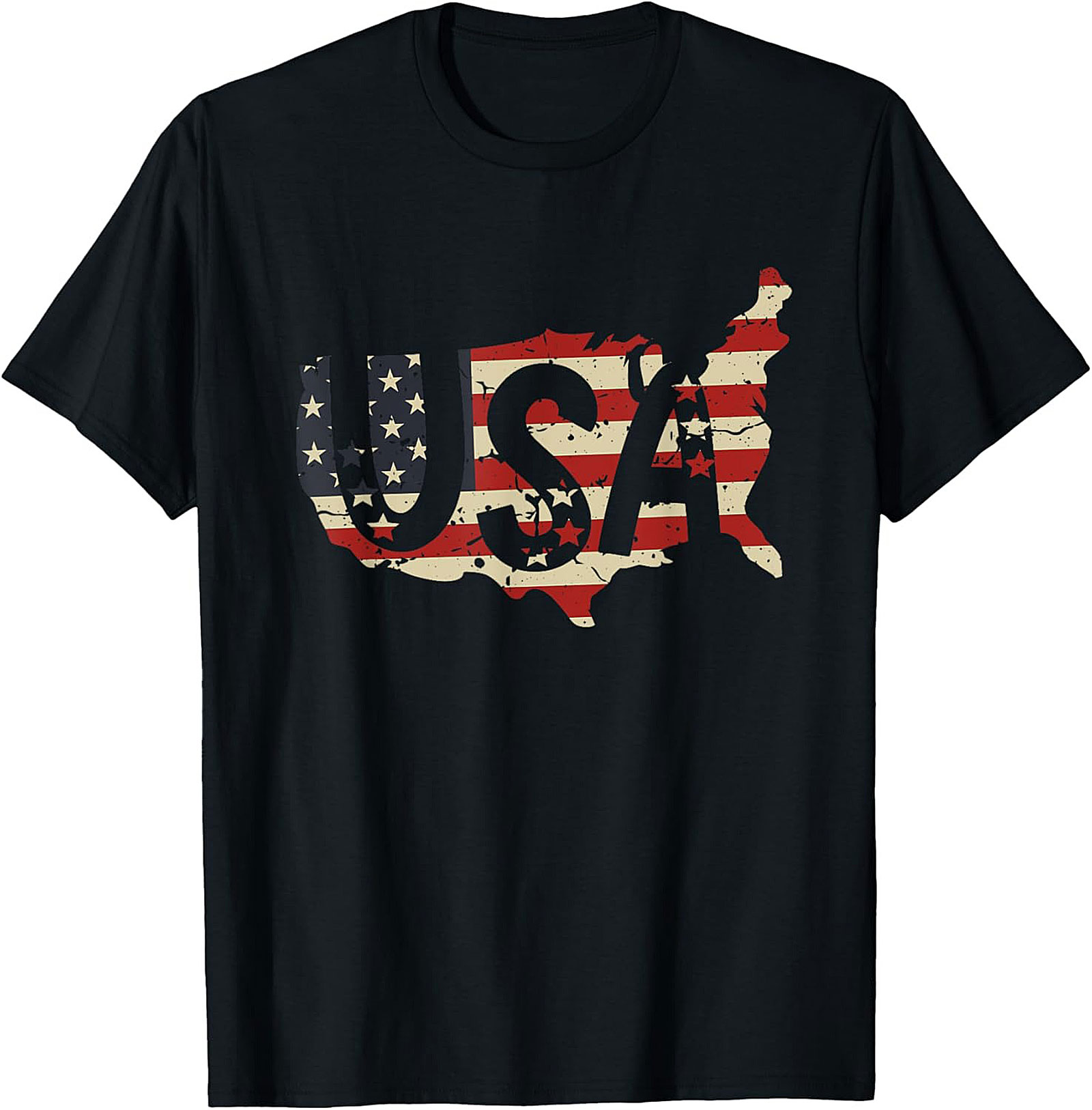 Vintage USA Flag T-shirt | Patriotic Graphic Tee | Soft Cotton