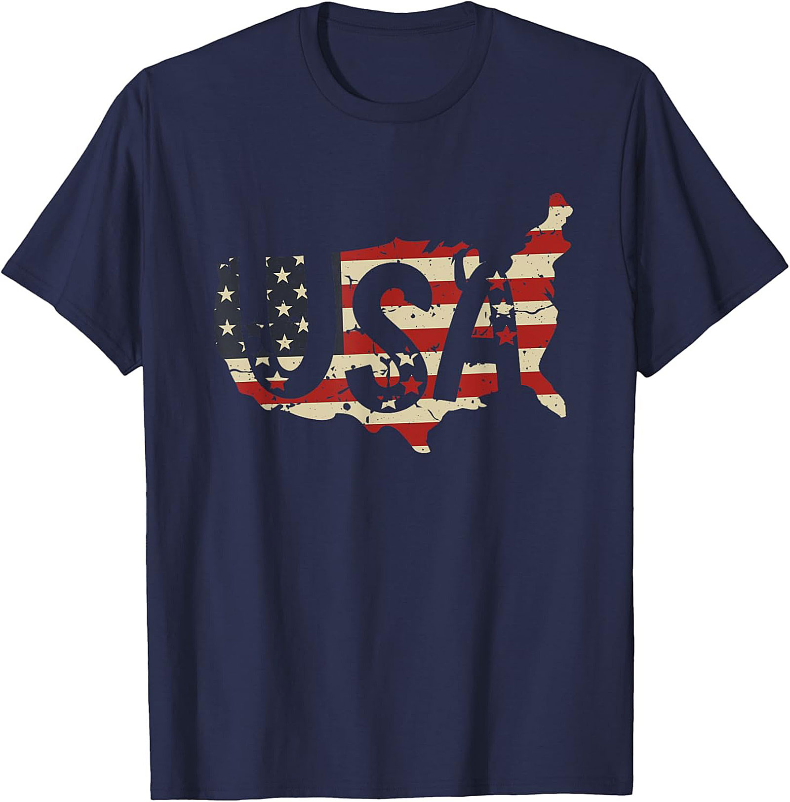 Vintage USA Flag T-shirt | Patriotic Graphic Tee | Soft Cotton