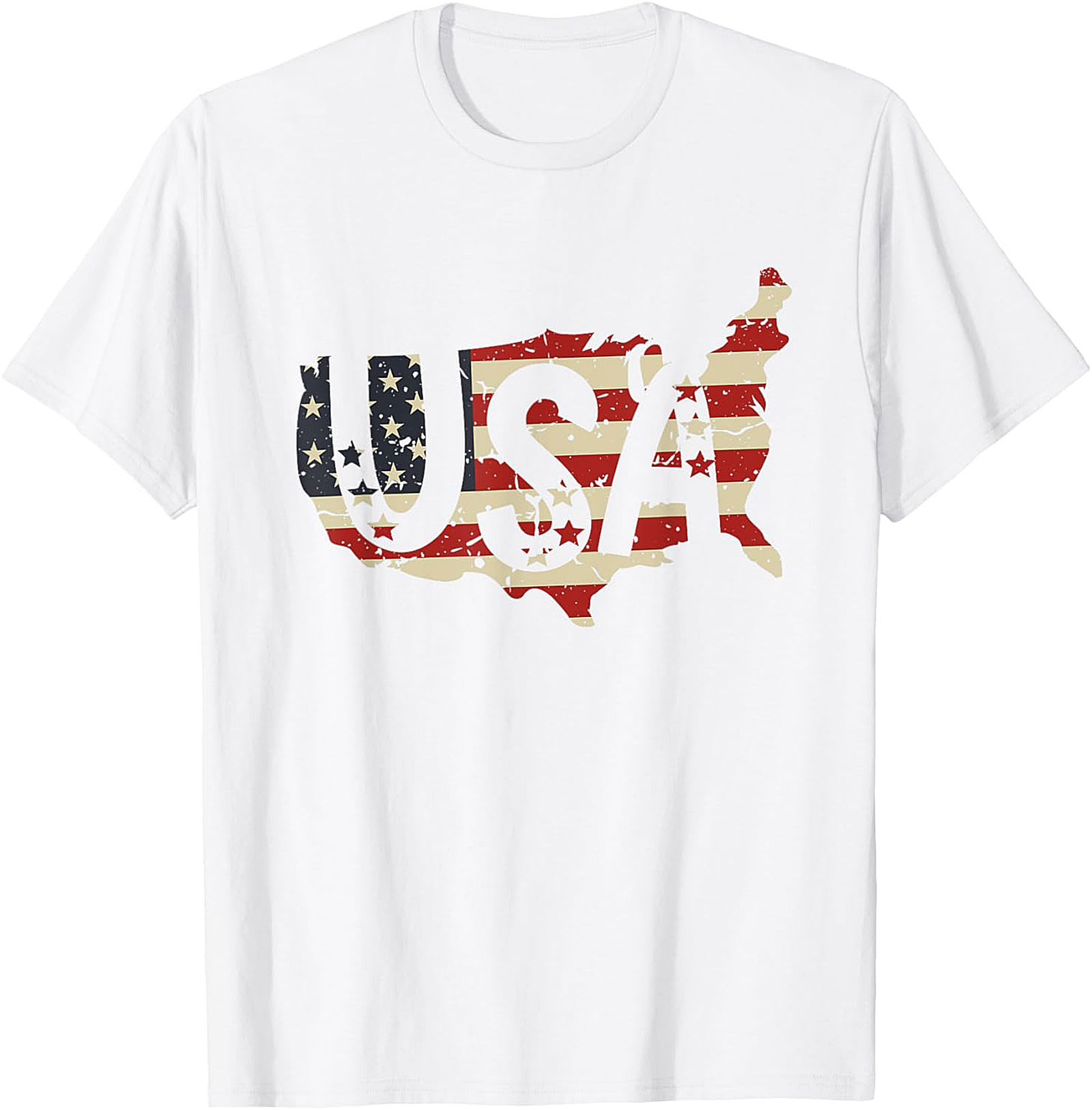 Vintage USA Flag T-shirt | Patriotic Graphic Tee | Soft Cotton