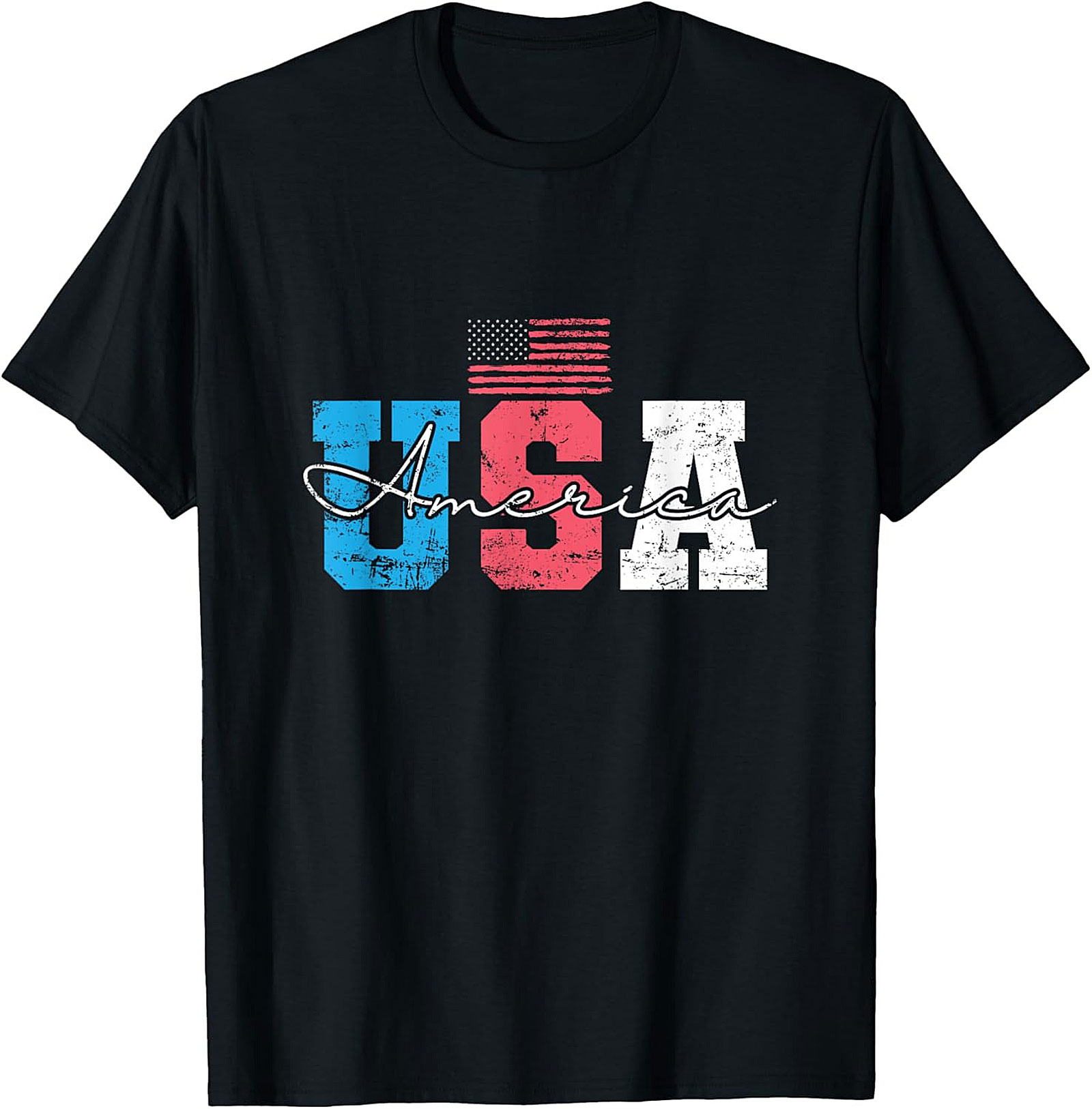 Vintage Patriotic USA Graphic Tee | Soft Cotton America Shirt