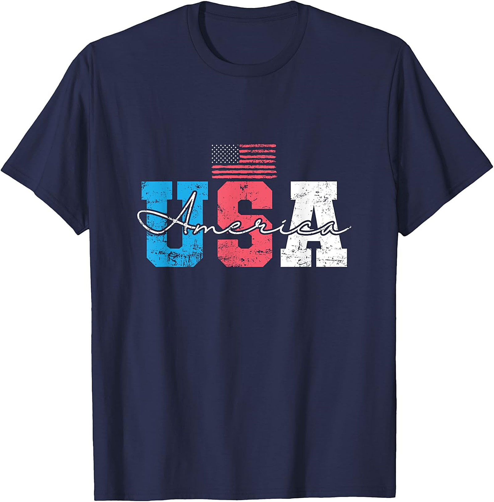 Vintage Patriotic USA Graphic Tee | Soft Cotton America Shirt