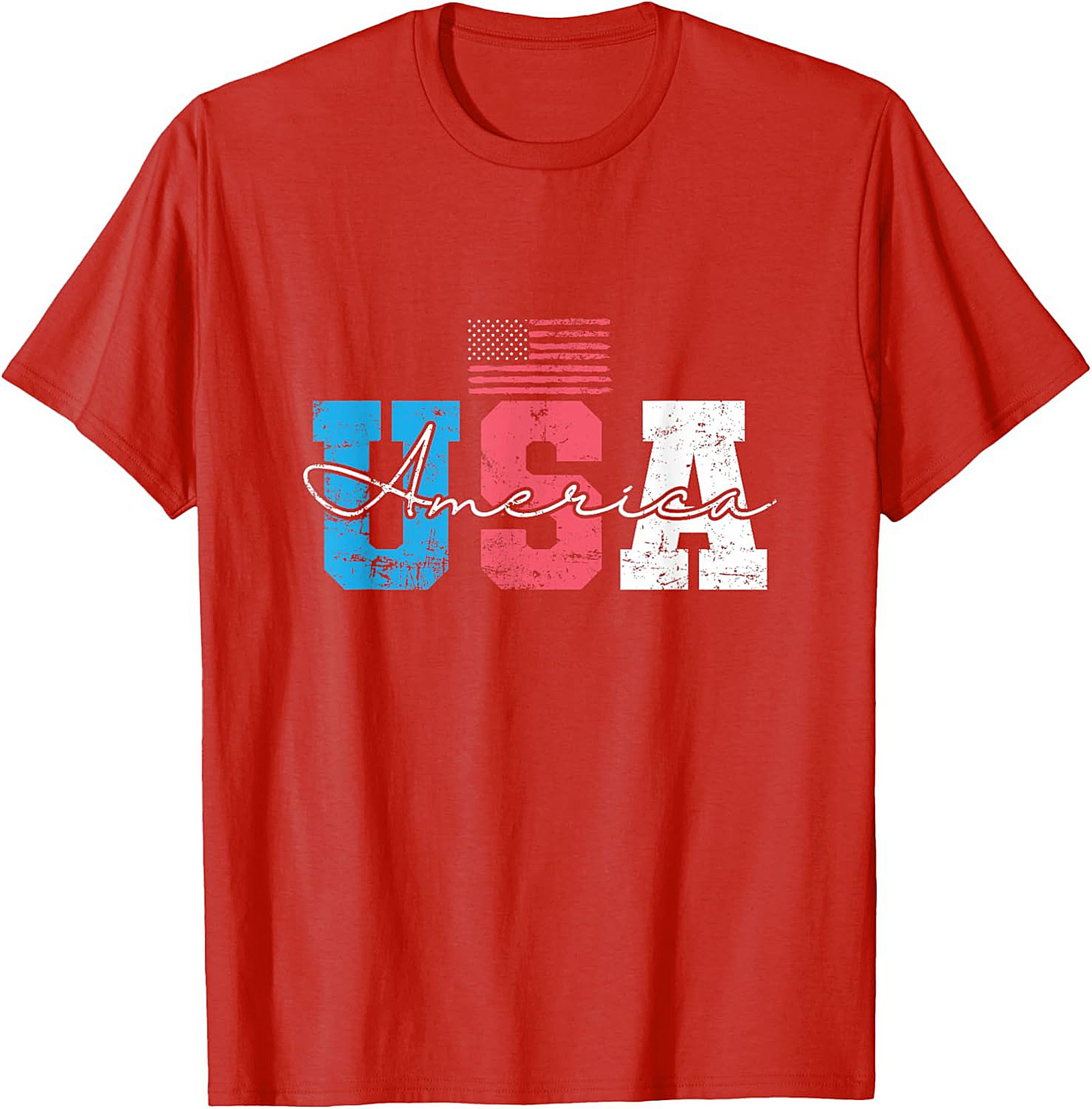 Vintage Patriotic USA Graphic Tee | Soft Cotton America Shirt
