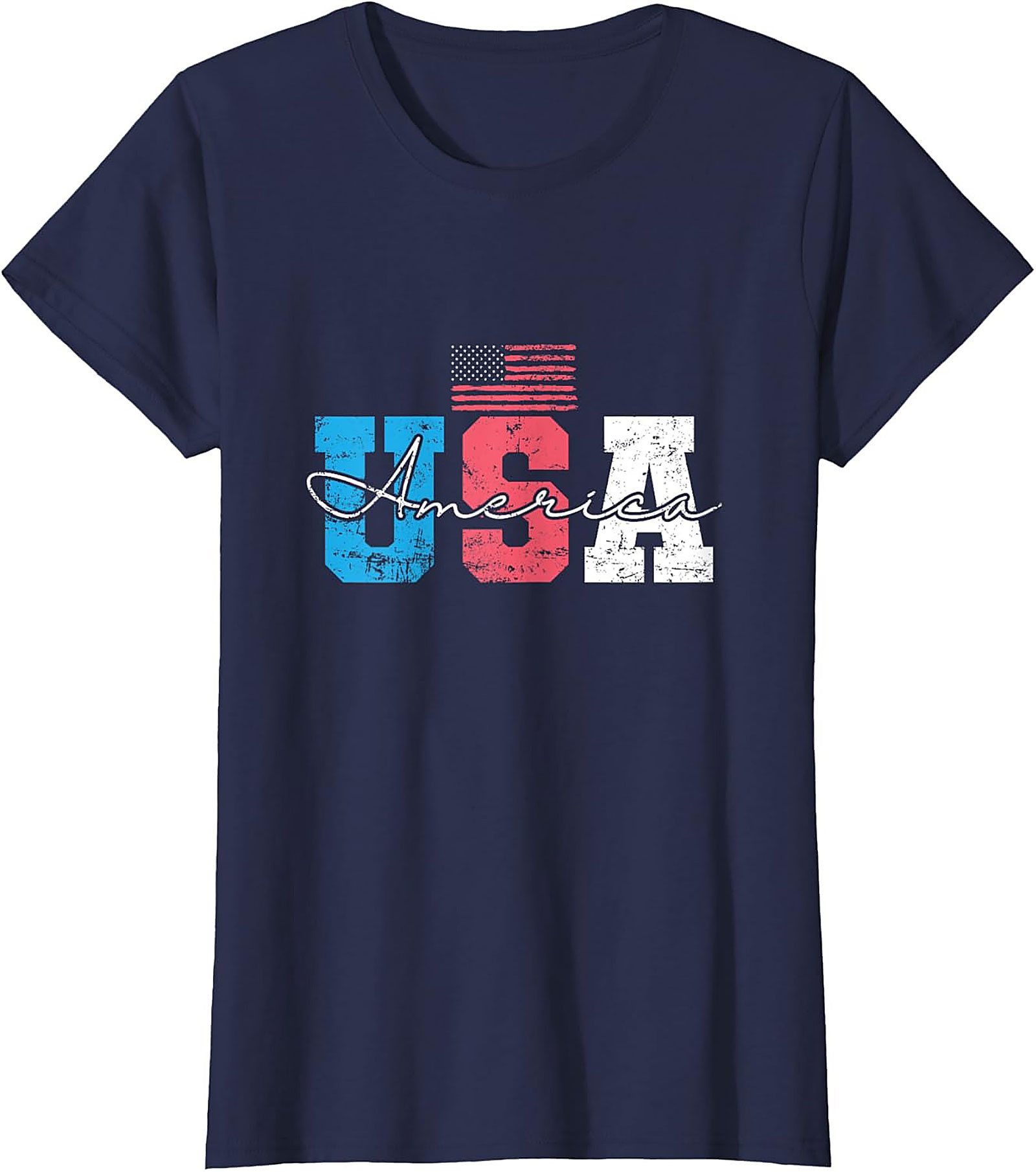 Vintage Patriotic USA Graphic Tee | Soft Cotton America Shirt