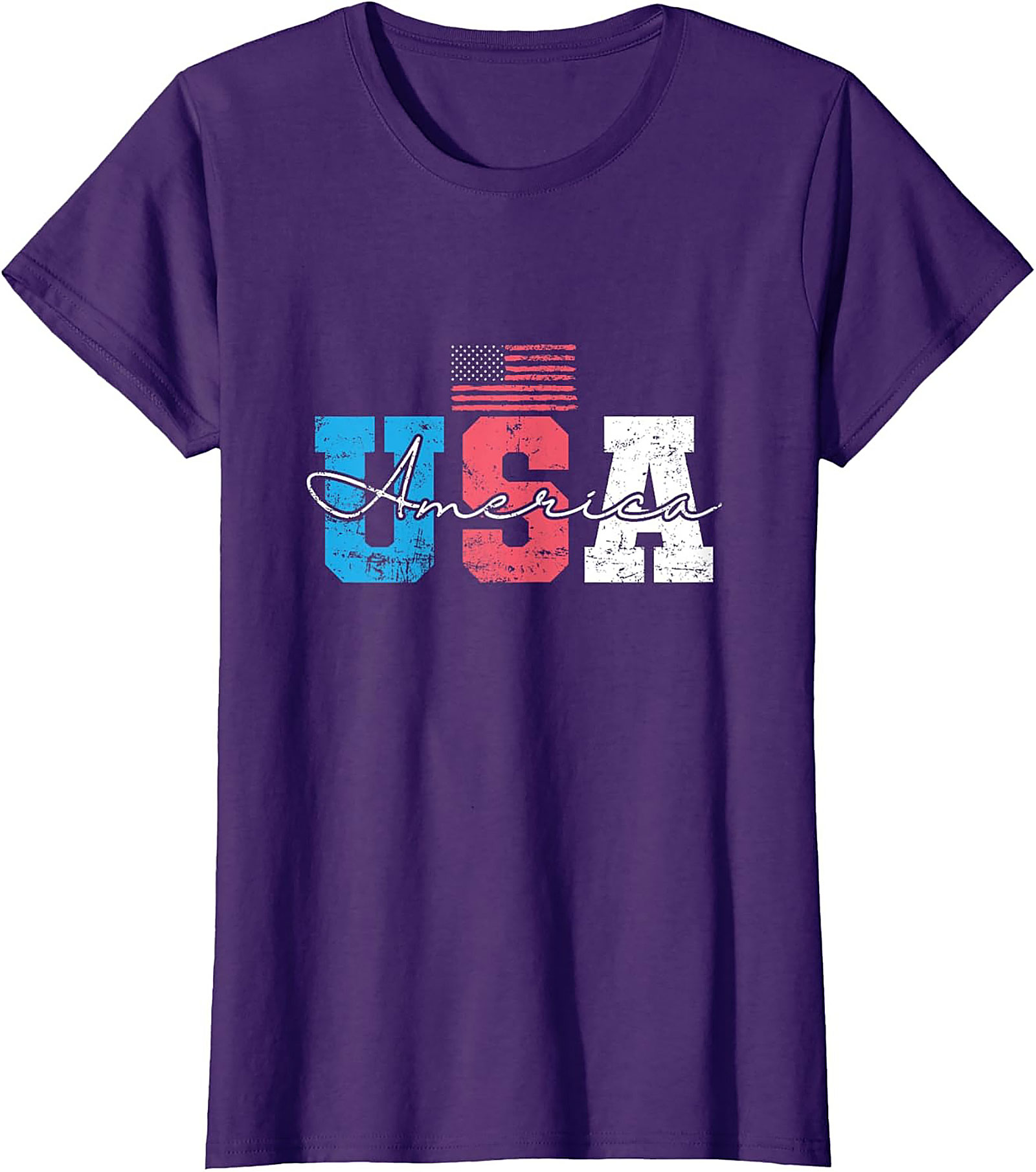 Vintage Patriotic USA Graphic Tee | Soft Cotton America Shirt