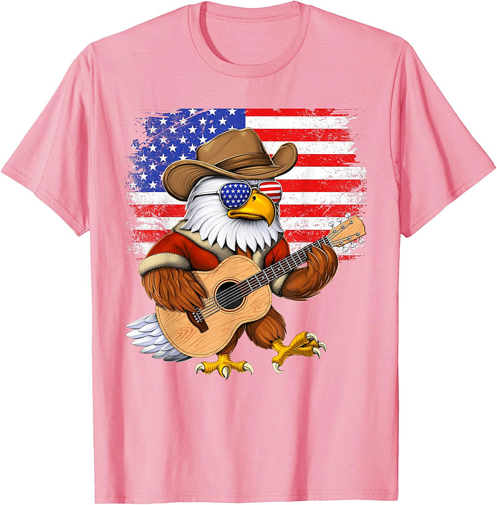 Patriotic Country Music Eagle T-Shirt | American Flag Tee