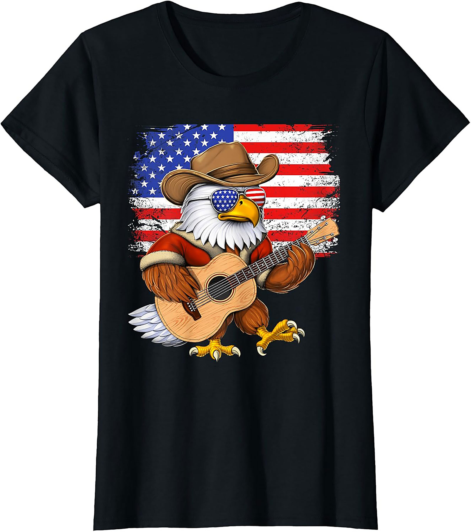 Patriotic Country Music Eagle T-Shirt | American Flag Tee