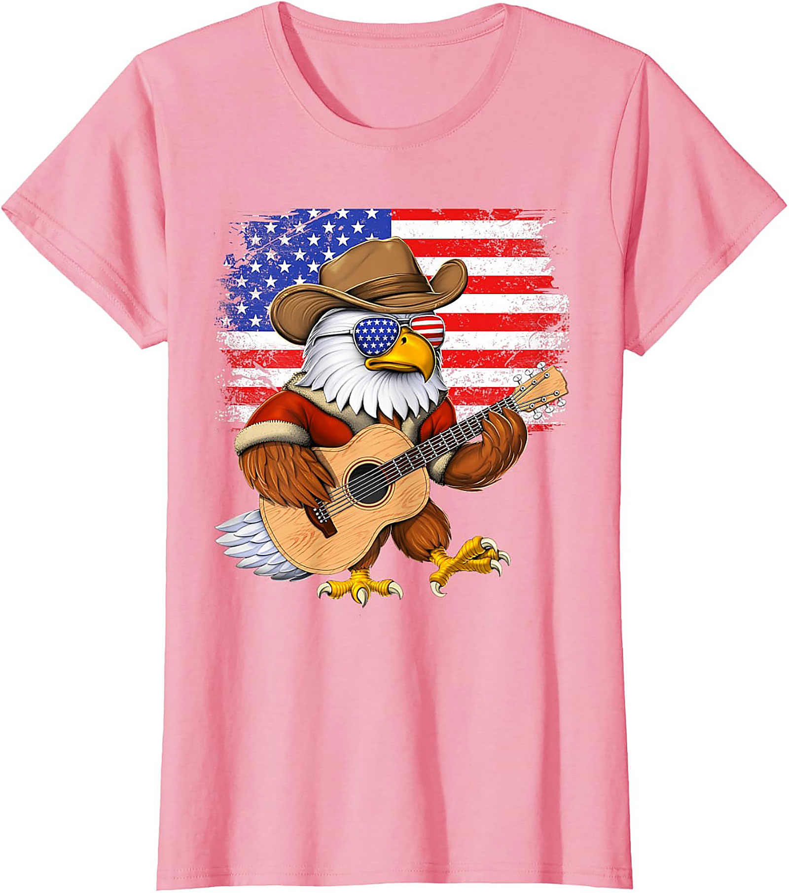 Patriotic Country Music Eagle T-Shirt | American Flag Tee
