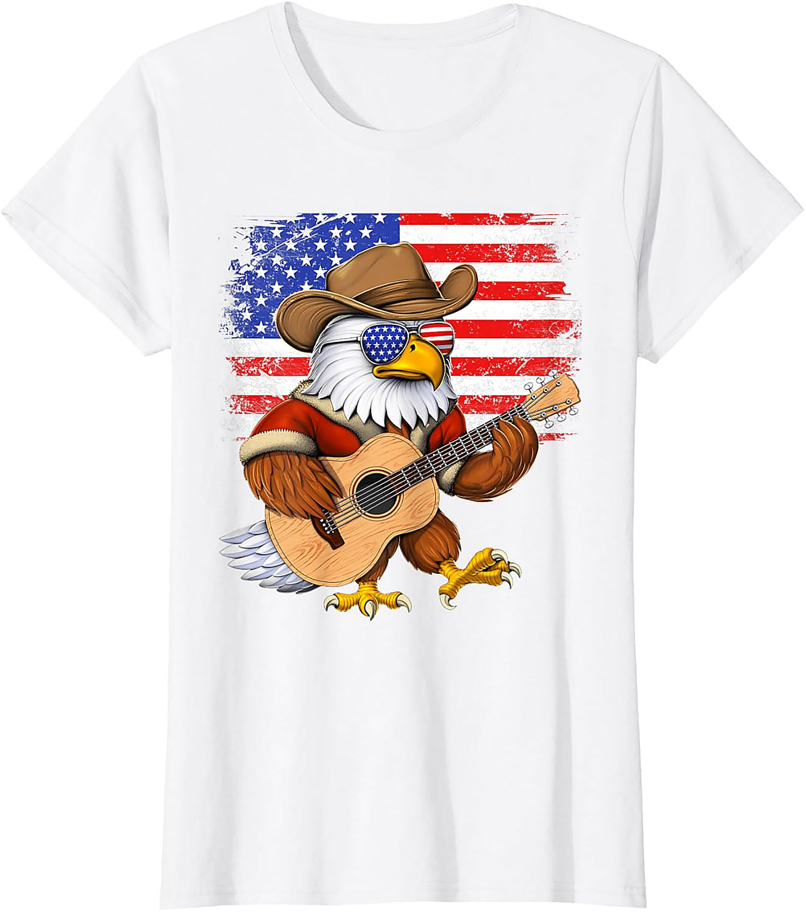 Patriotic Country Music Eagle T-Shirt | American Flag Tee