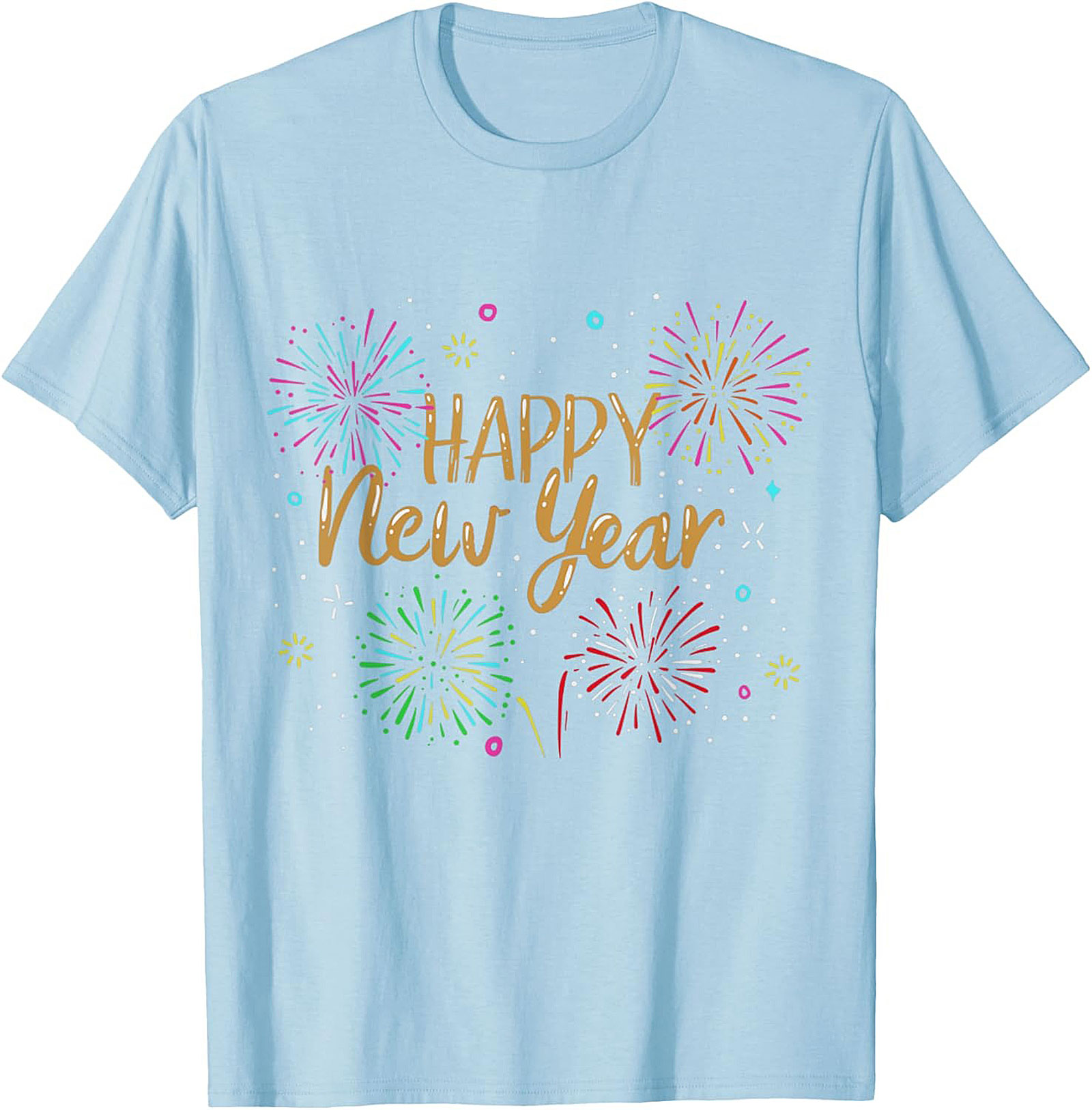 Happy New Year T-Shirt Festive Graphic Tee