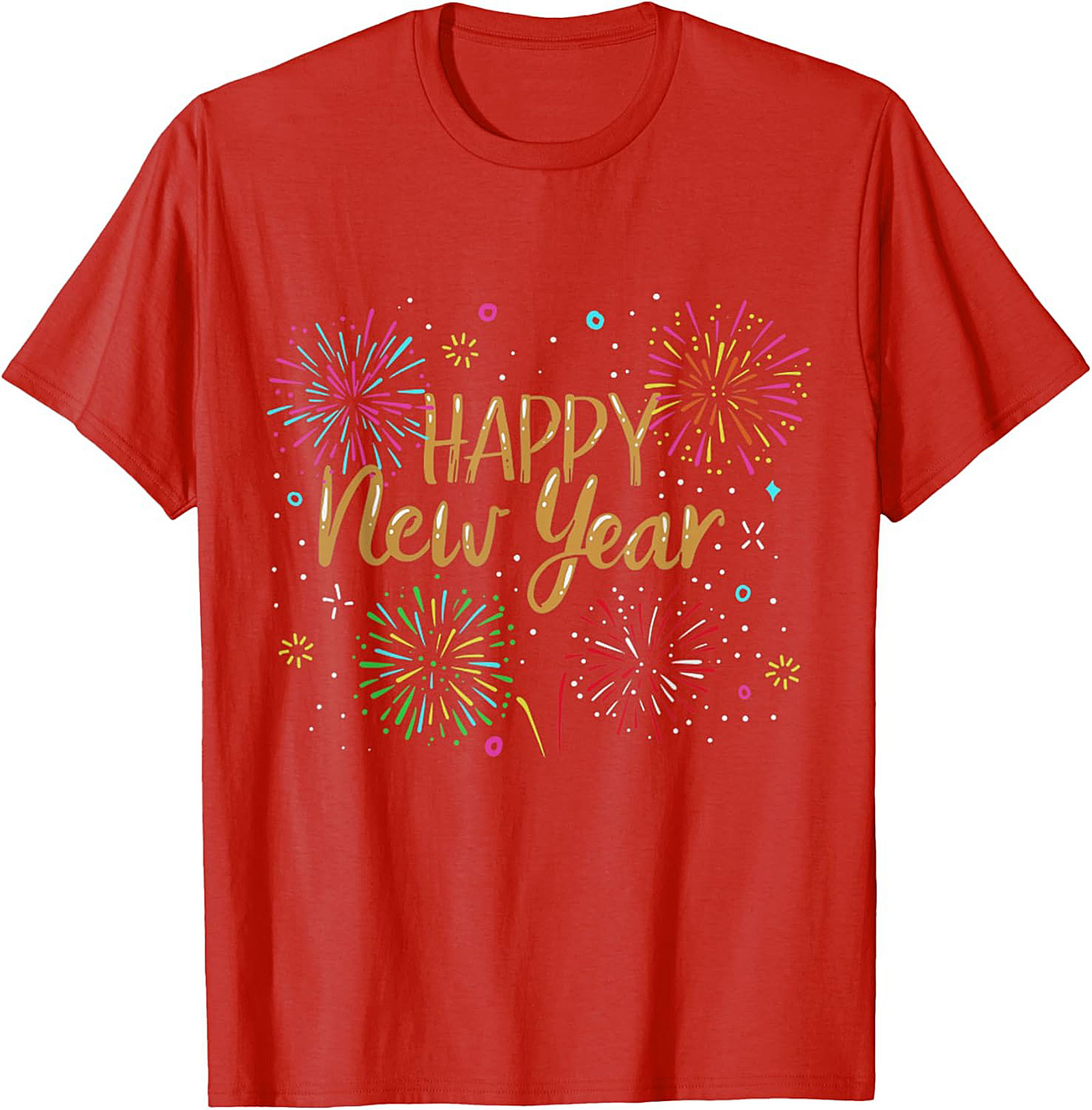  Happy New Year T-Shirt Festive Graphic Tee