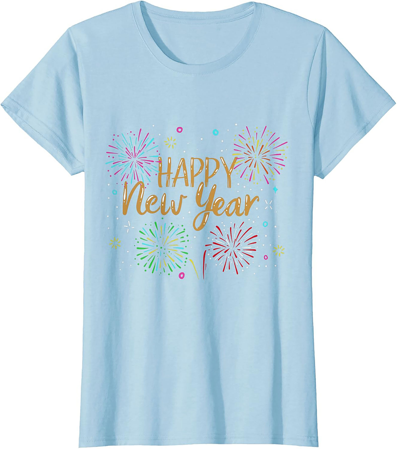  Happy New Year T-Shirt Festive Graphic Tee