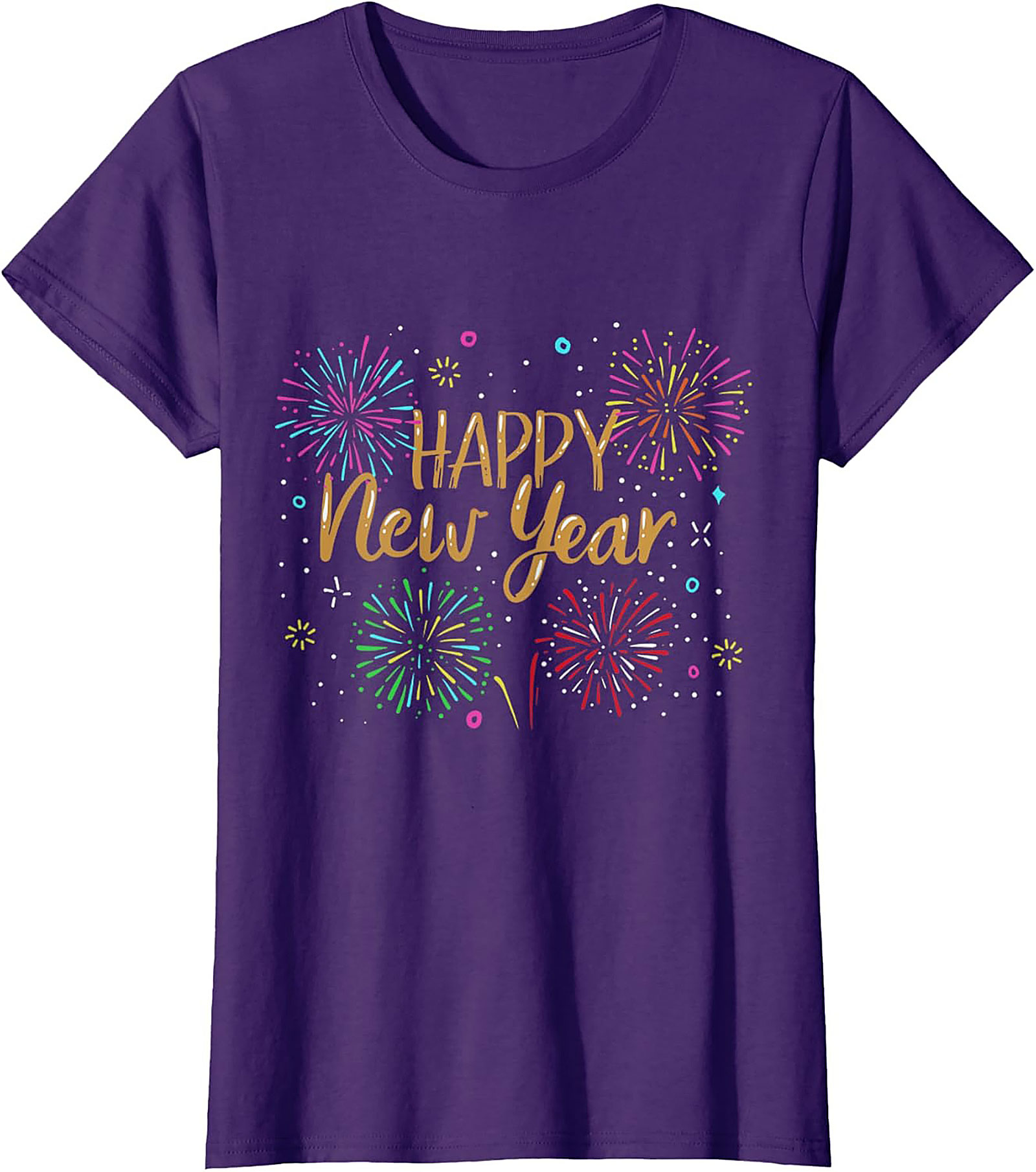  Happy New Year T-Shirt Festive Graphic Tee