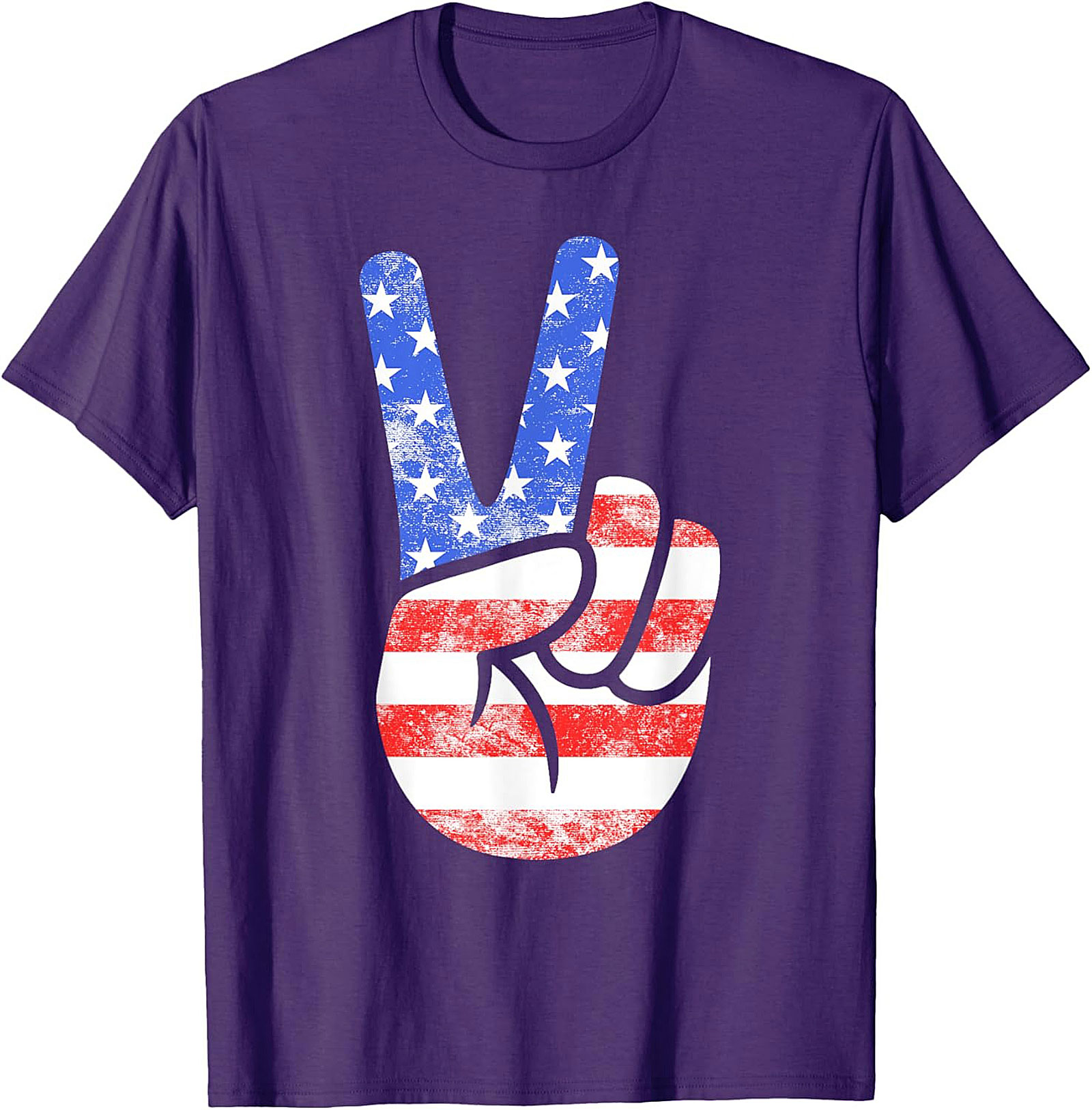American Flag Peace Sign T-shirt | Patriotic Graphic Tee