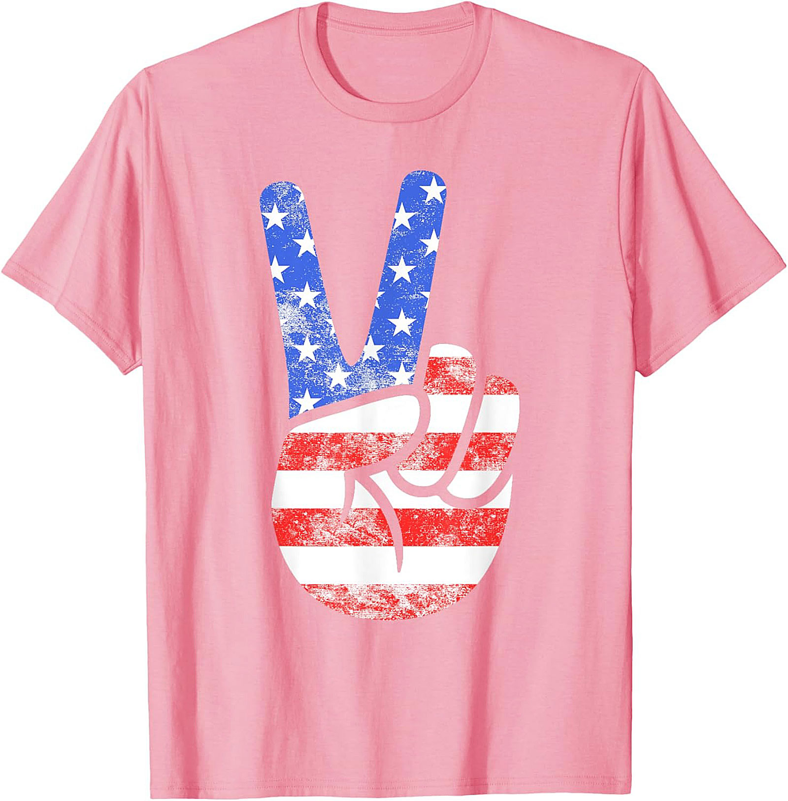 American Flag Peace Sign T-shirt | Patriotic Graphic Tee