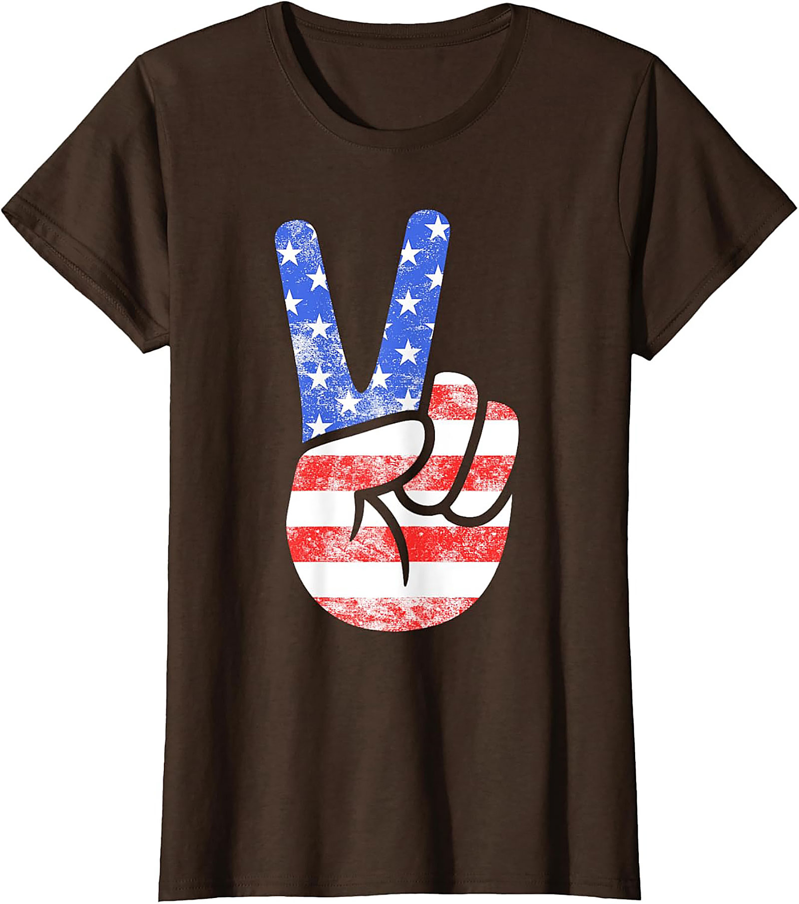 American Flag Peace Sign T-shirt | Patriotic Graphic Tee