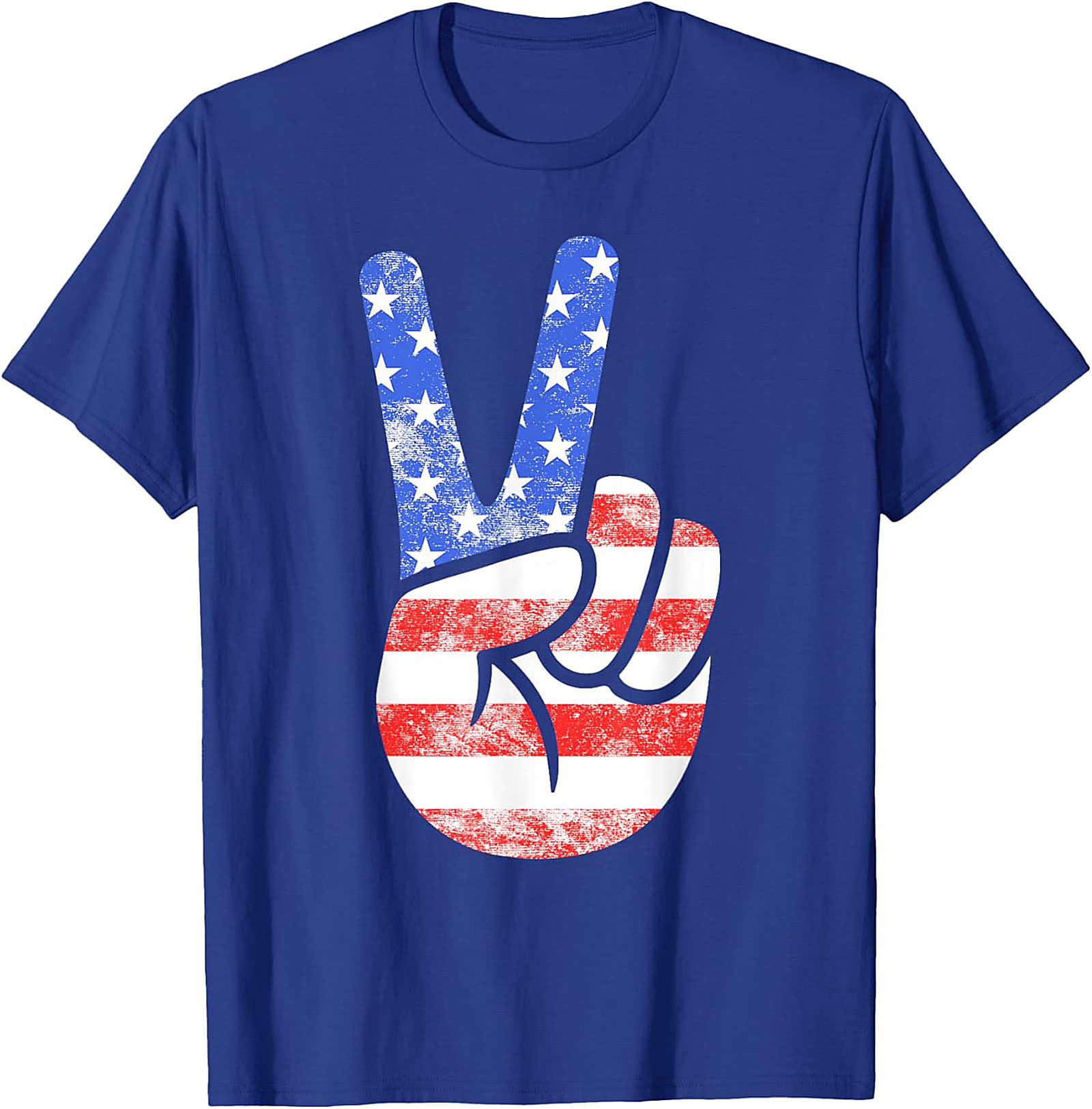 American Flag Peace Sign T-shirt | Patriotic Graphic Tee