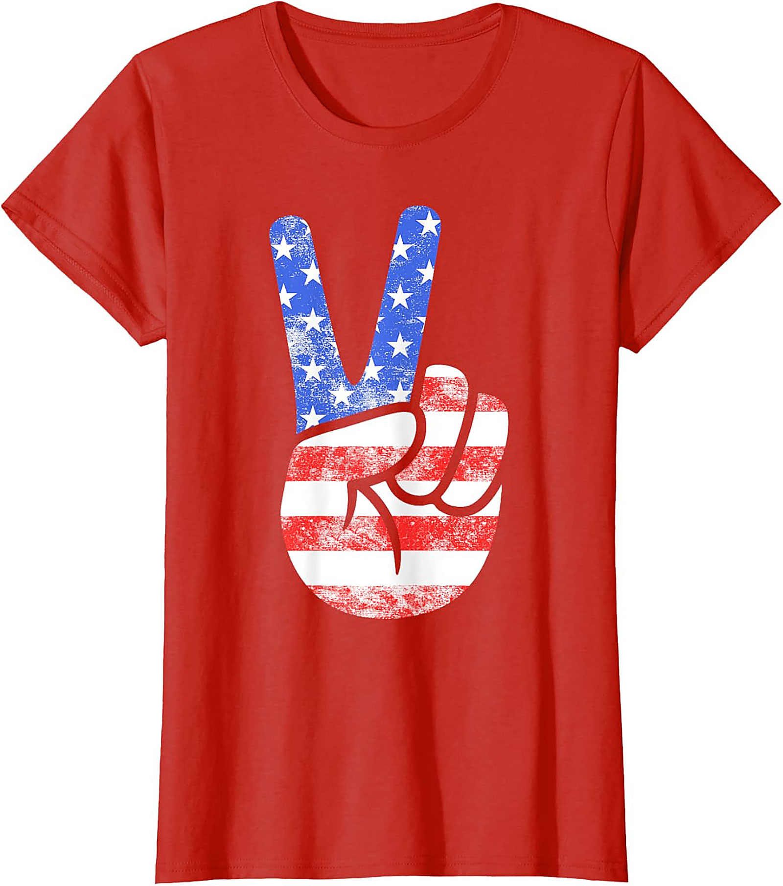 American Flag Peace Sign T-shirt | Patriotic Graphic Tee