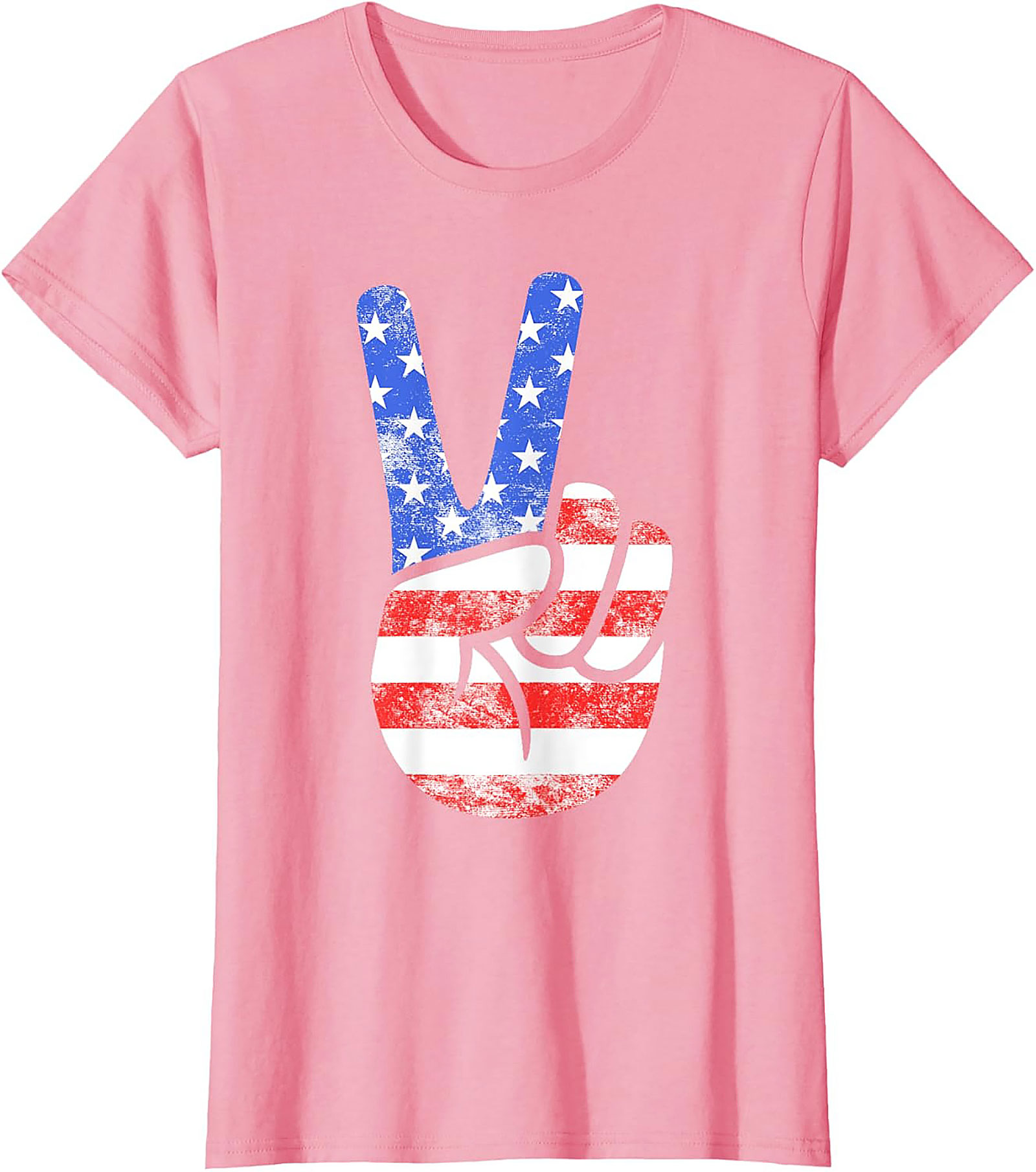 American Flag Peace Sign T-shirt | Patriotic Graphic Tee