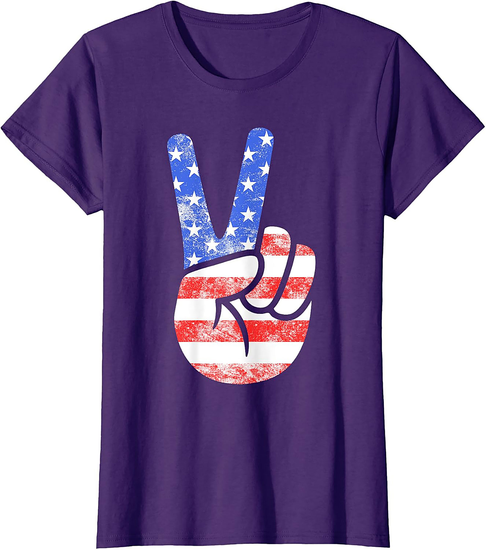 American Flag Peace Sign T-shirt | Patriotic Graphic Tee