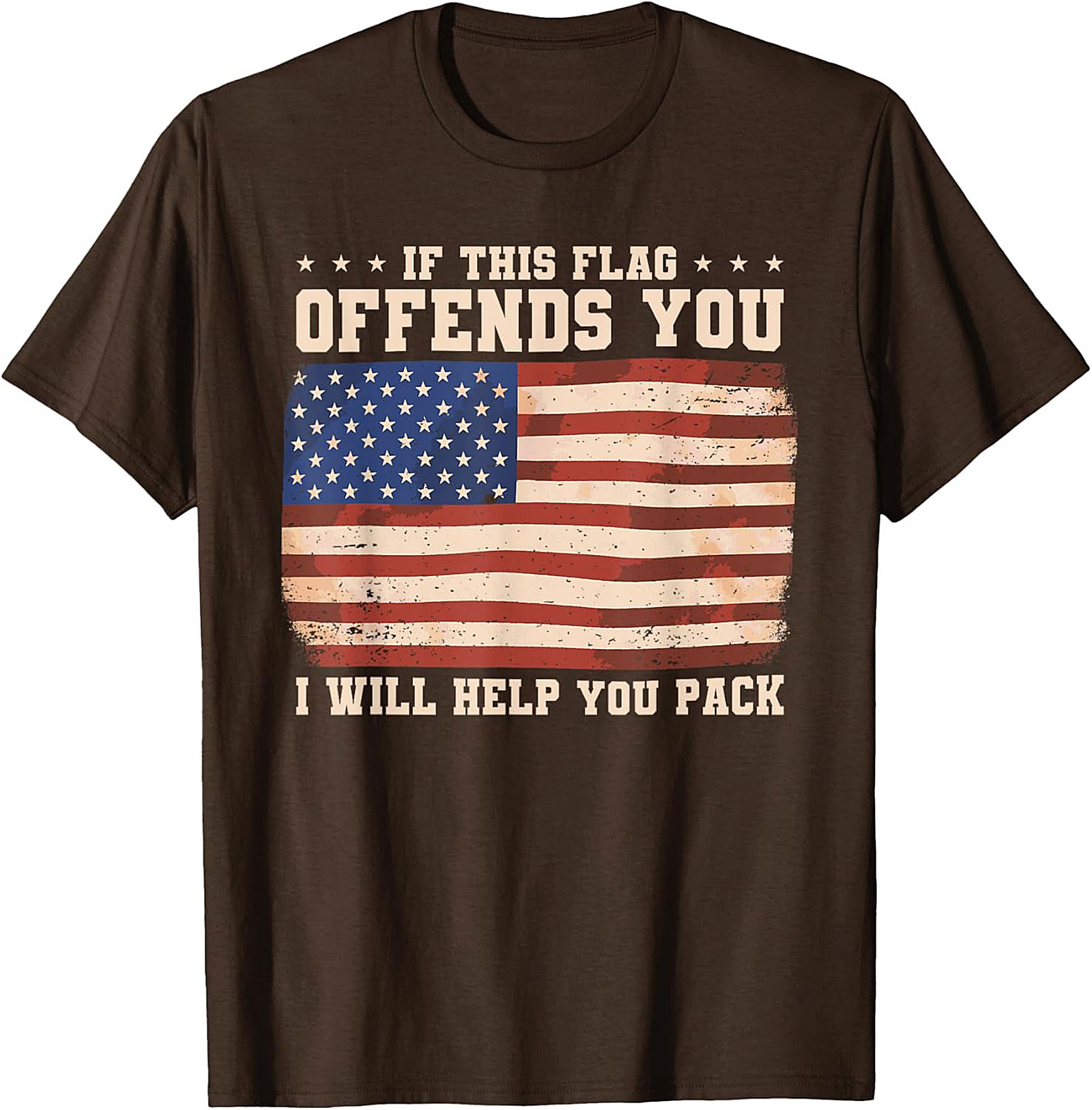 Patriotic Flag Graphic Tee | If This Flag Offends You