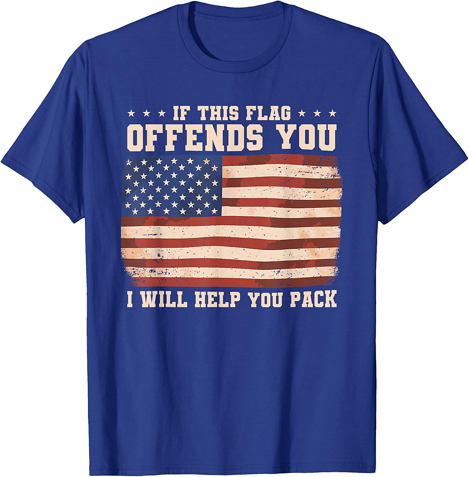Patriotic Flag Graphic Tee | If This Flag Offends You