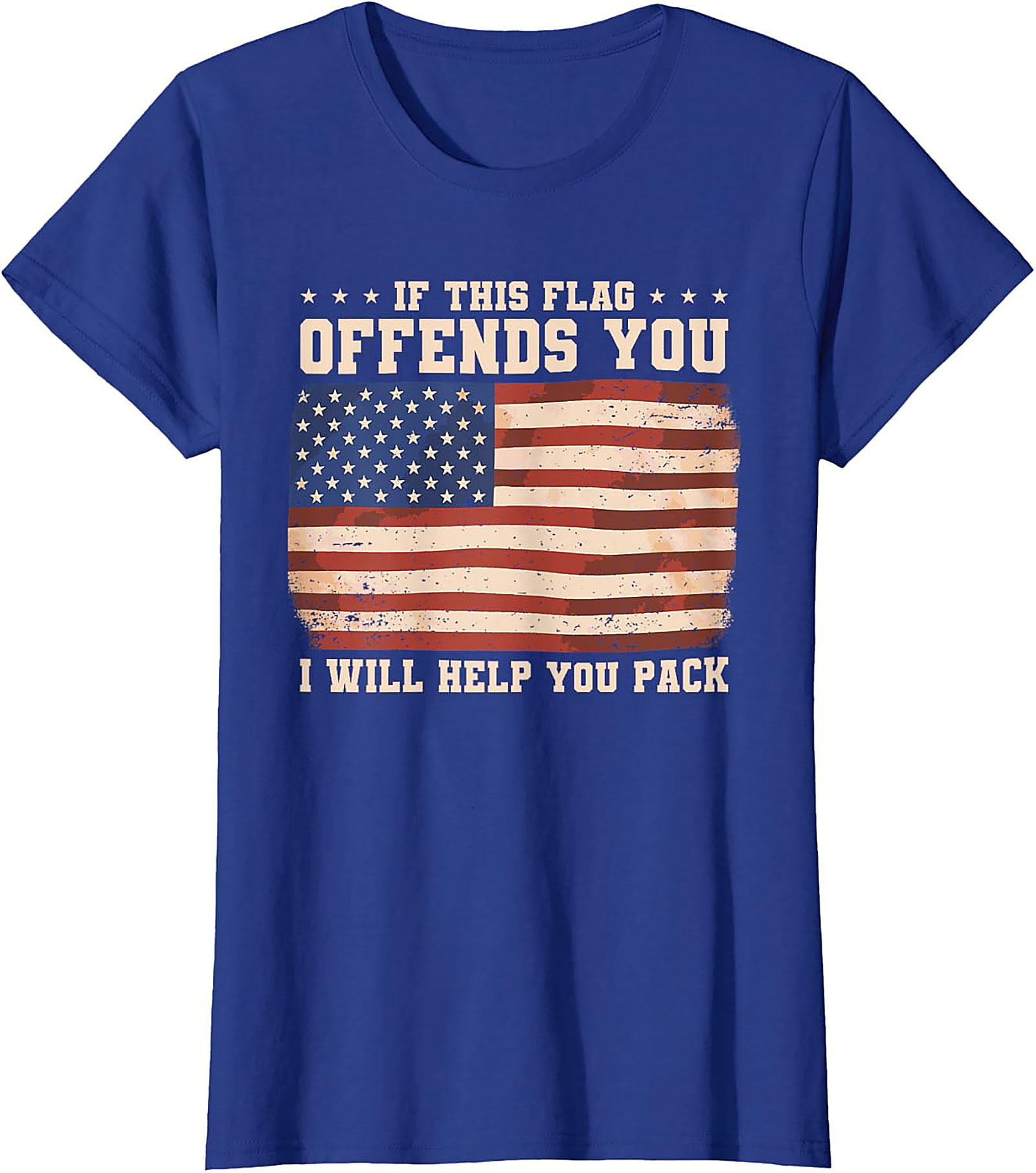 Patriotic Flag Graphic Tee | If This Flag Offends You