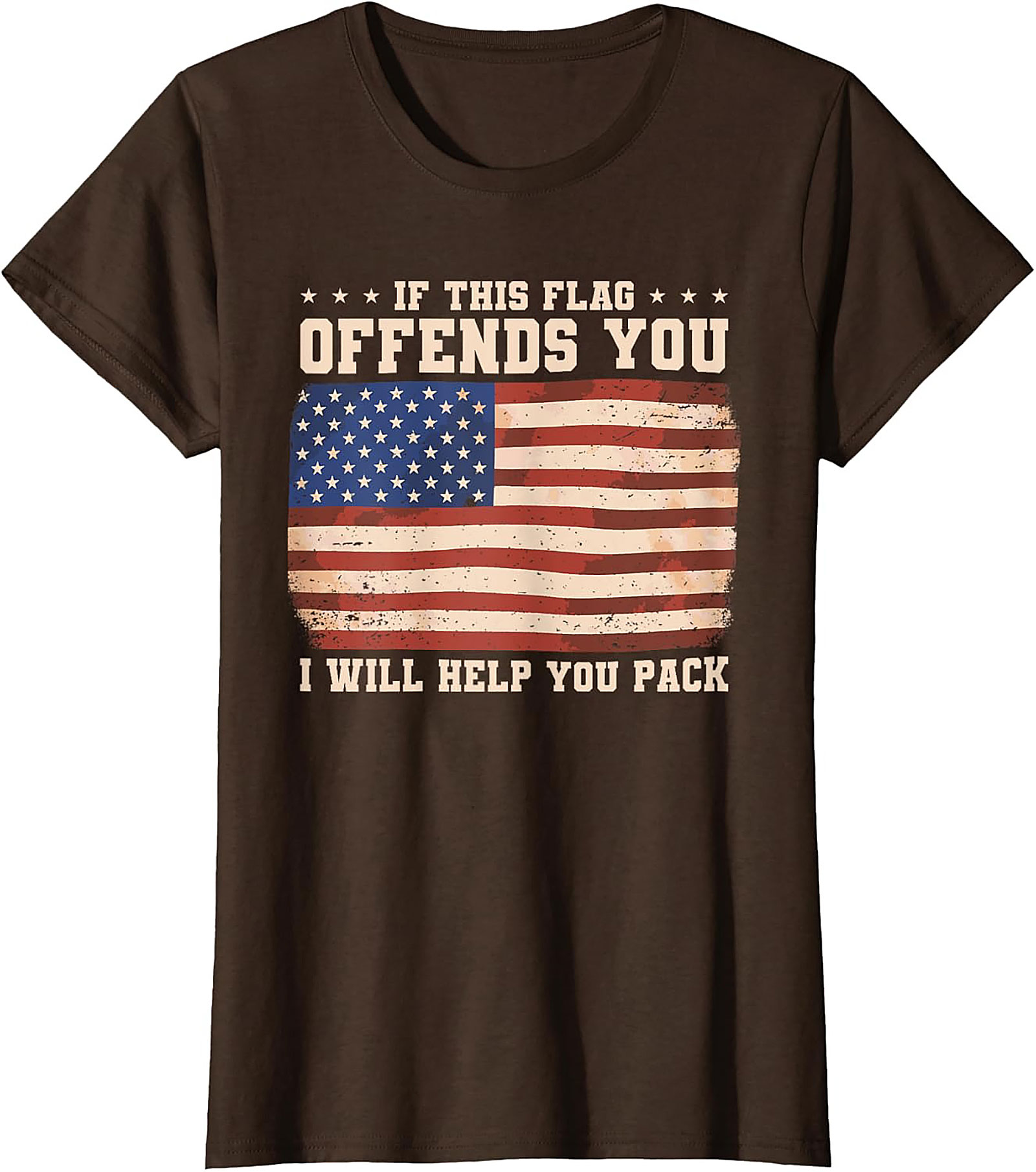 Patriotic Flag Graphic Tee | If This Flag Offends You