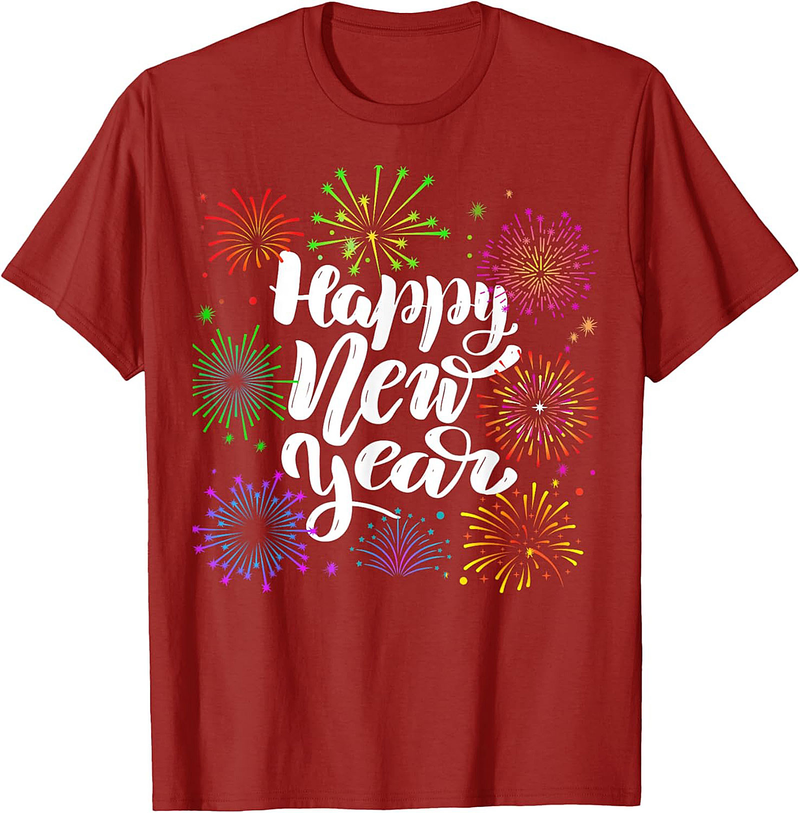 Happy New Year Graphic Tee Festive Celebration Unisex Shirt
