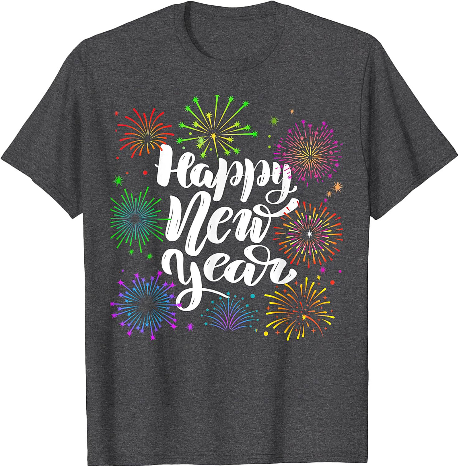 Happy New Year Graphic Tee Festive Celebration Unisex Shirt