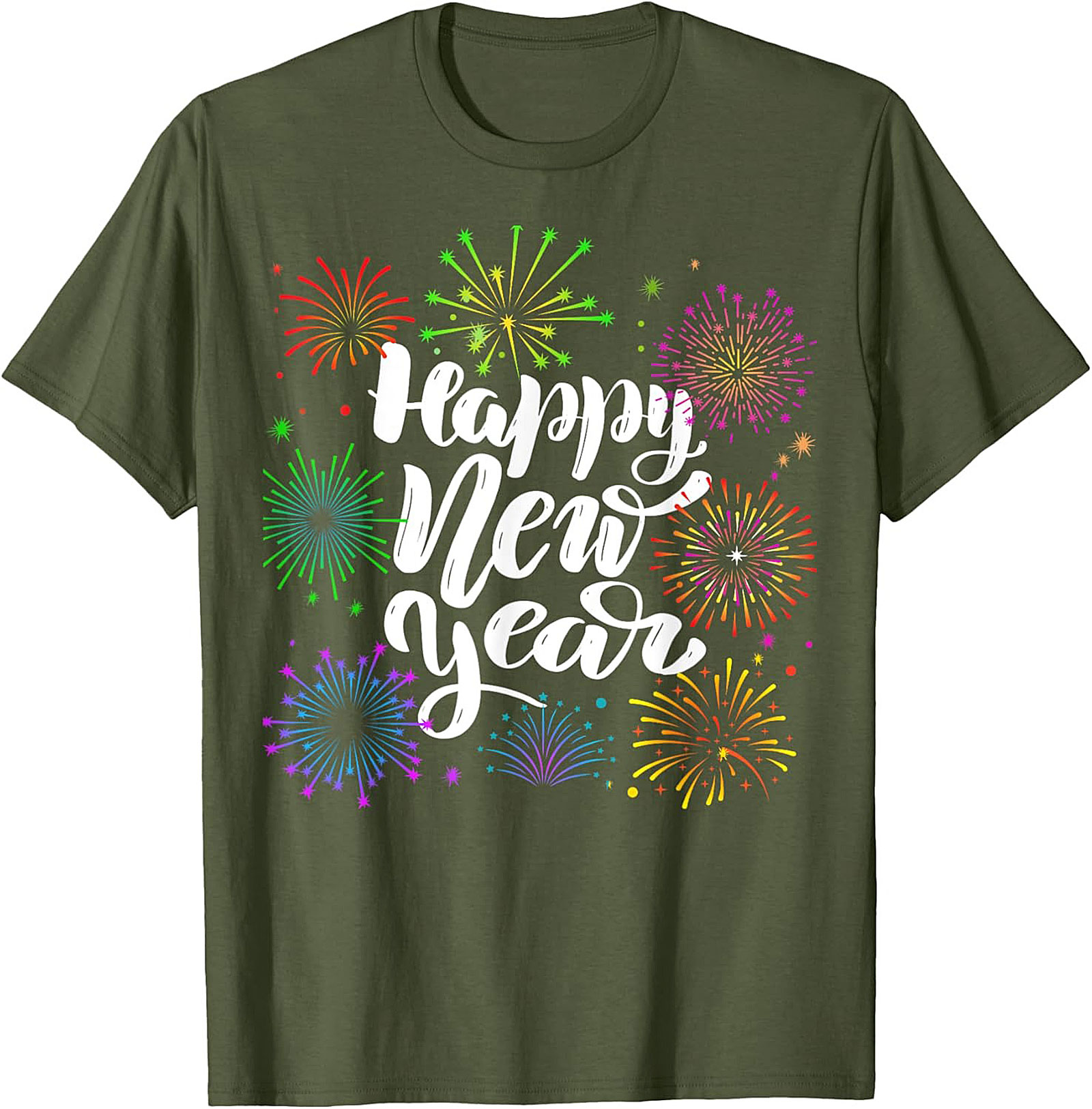 Happy New Year Graphic Tee Festive Celebration Unisex Shirt