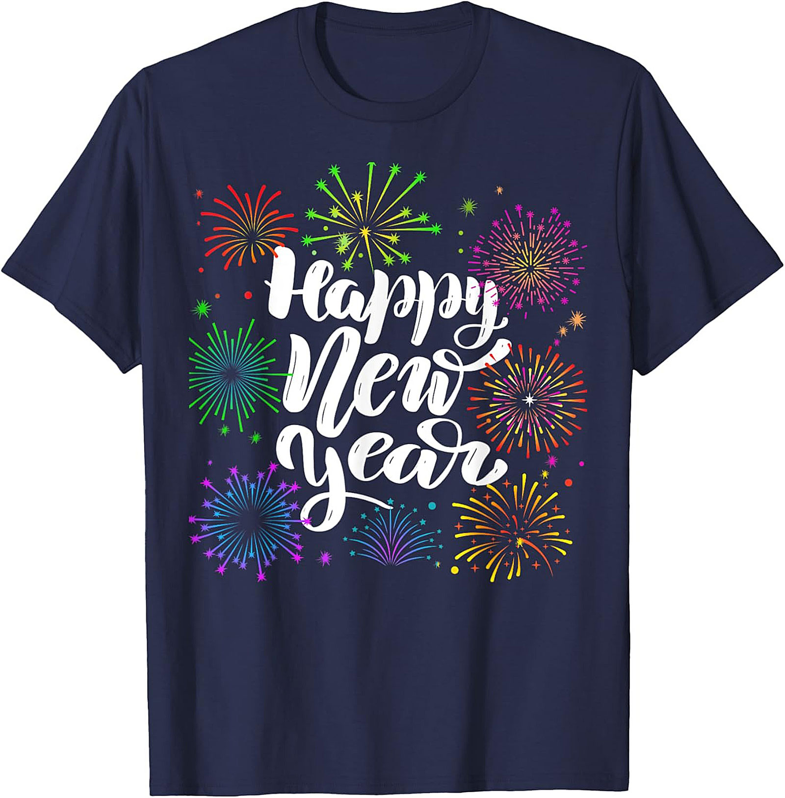 Happy New Year Graphic Tee Festive Celebration Unisex Shirt
