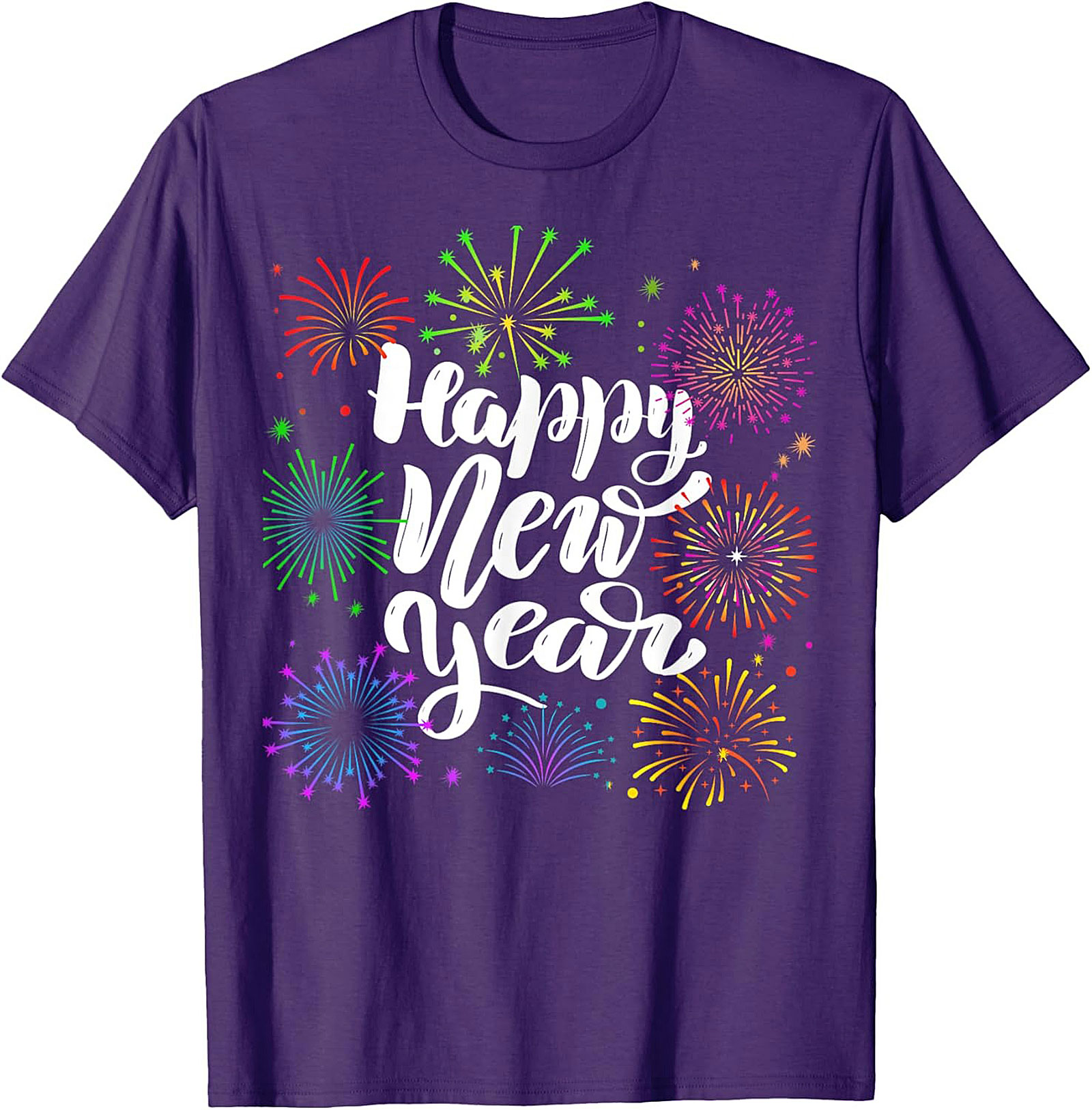 Happy New Year Graphic Tee Festive Celebration Unisex Shirt