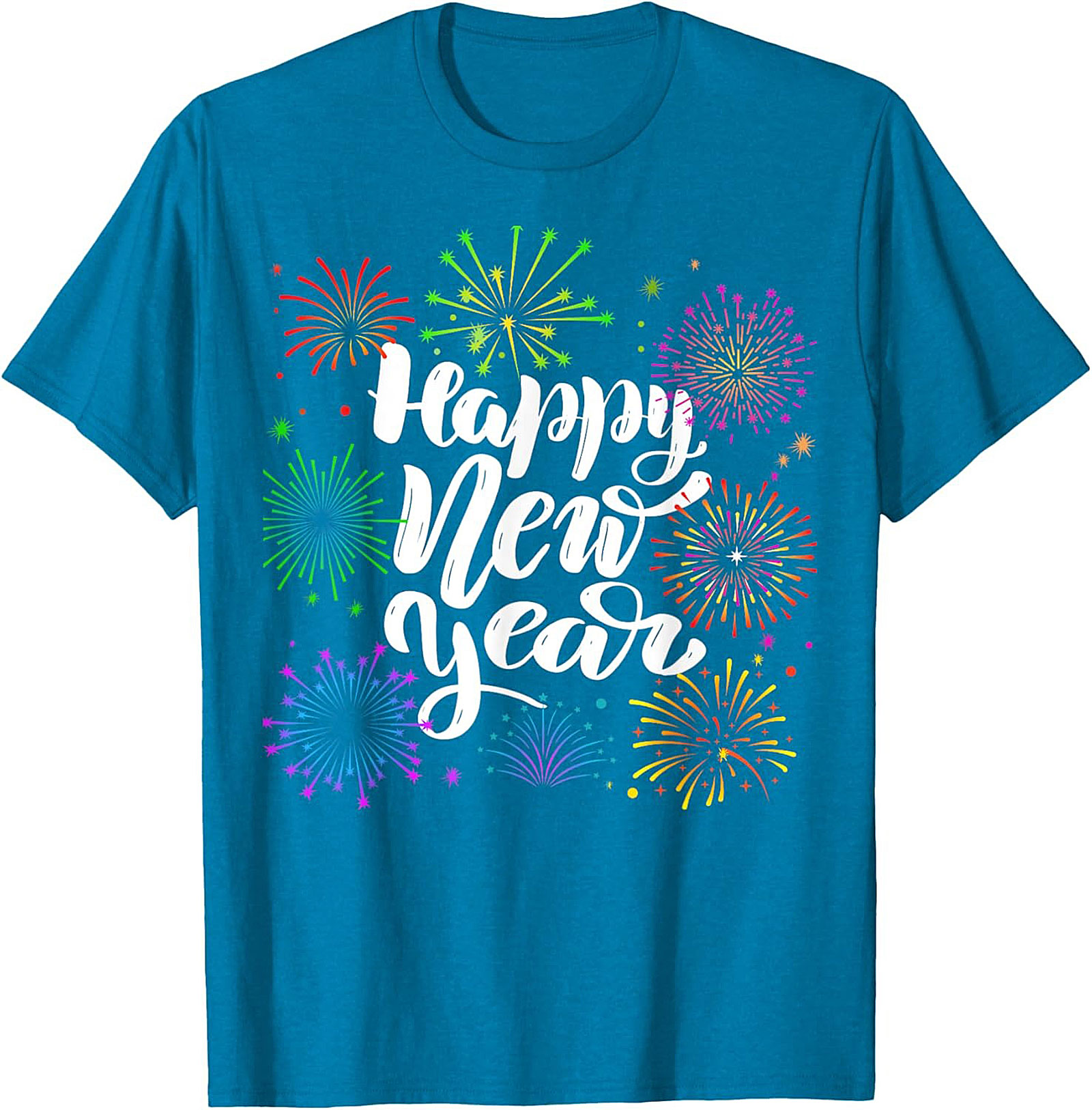 Happy New Year Graphic Tee Festive Celebration Unisex Shirt