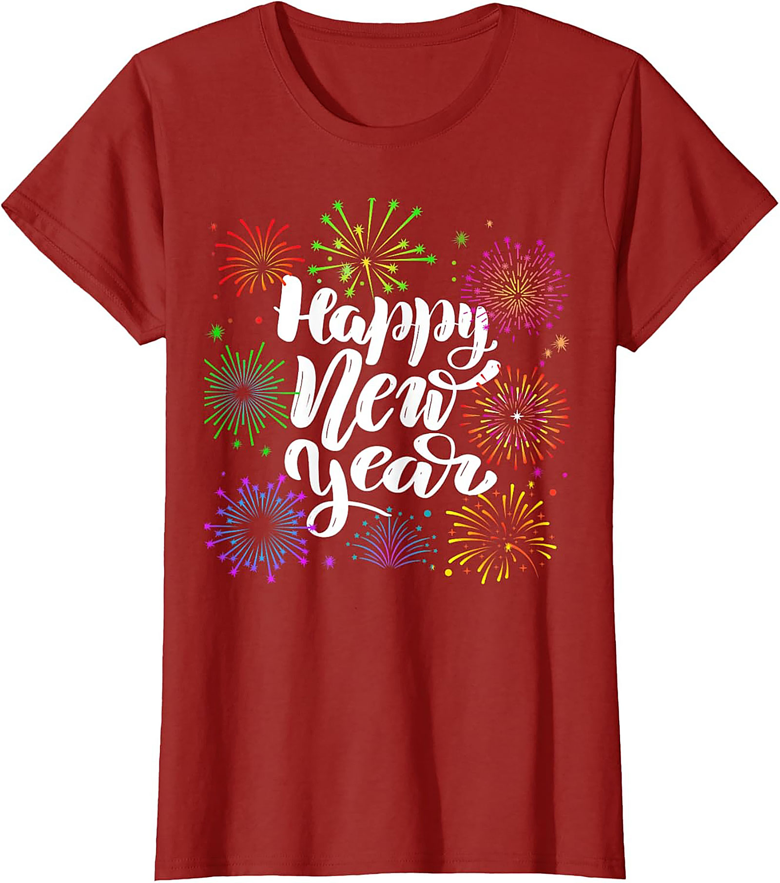 Happy New Year Graphic Tee Festive Celebration Unisex Shirt