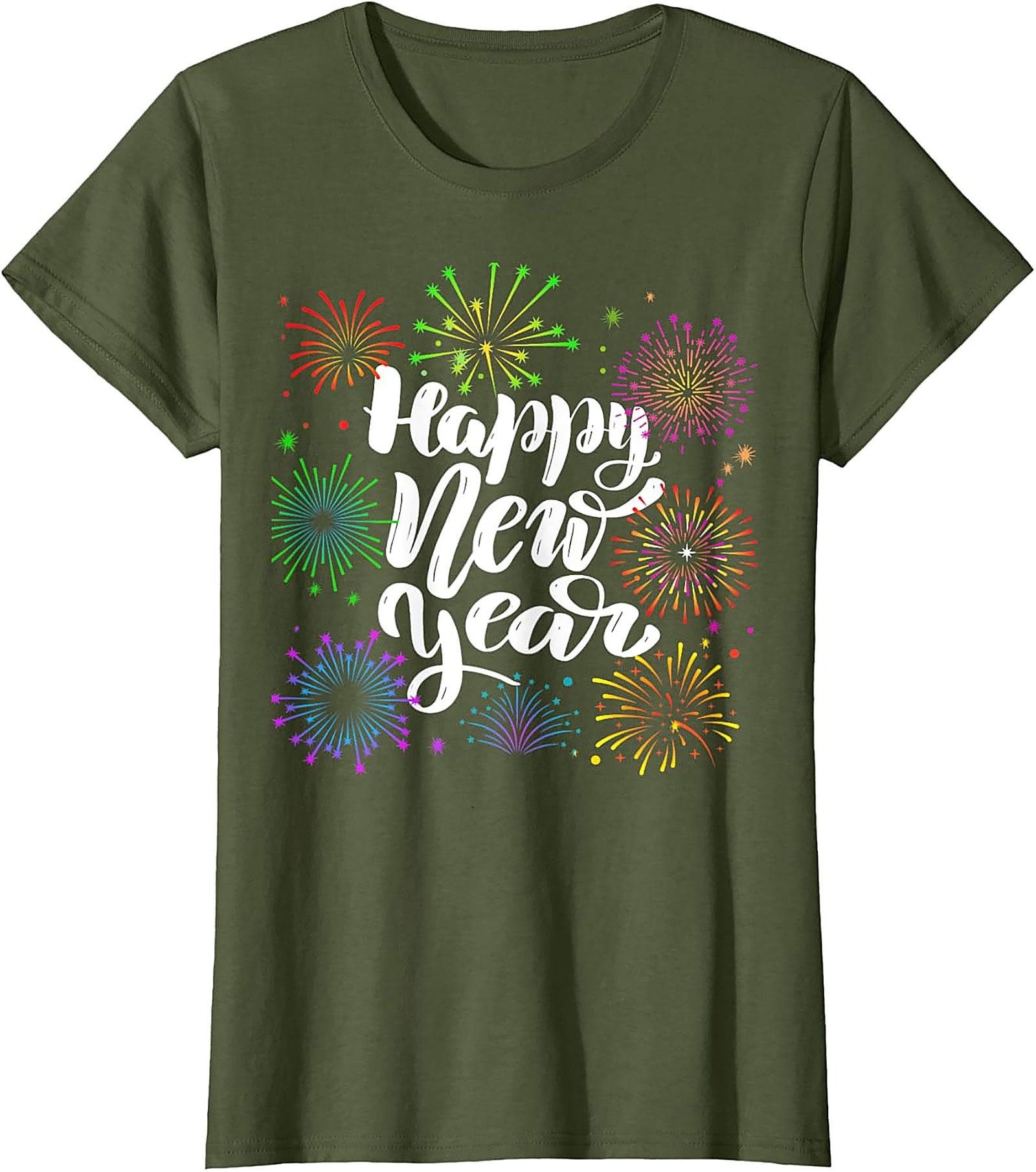 Happy New Year Graphic Tee Festive Celebration Unisex Shirt