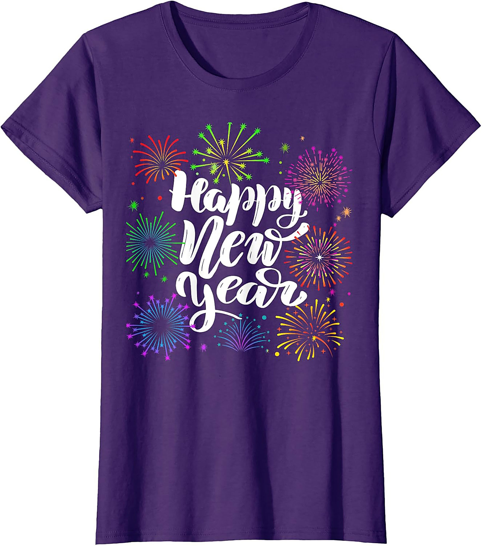 Happy New Year Graphic Tee Festive Celebration Unisex Shirt