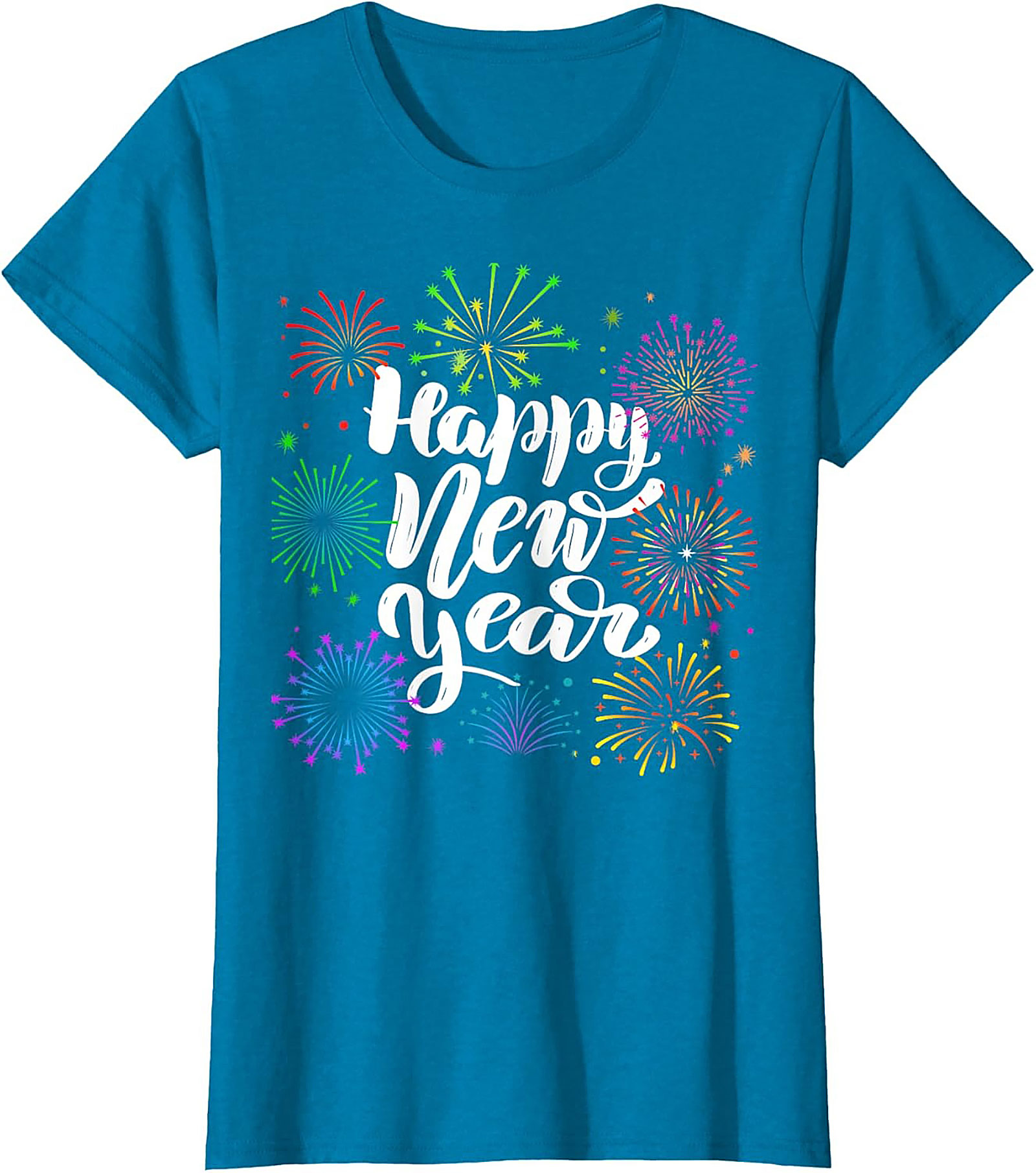 Happy New Year Graphic Tee Festive Celebration Unisex Shirt