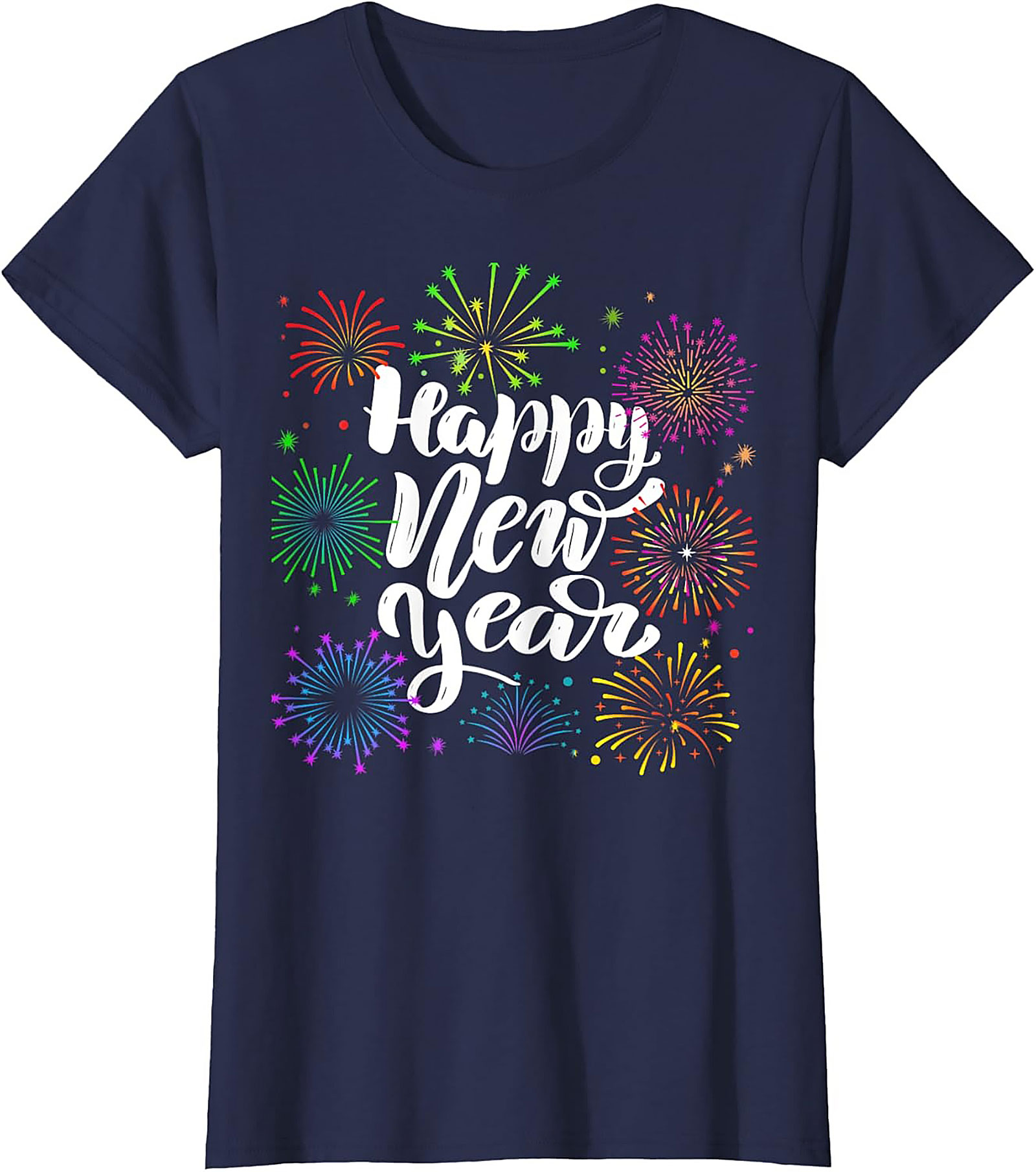 Happy New Year Graphic Tee Festive Celebration Unisex Shirt