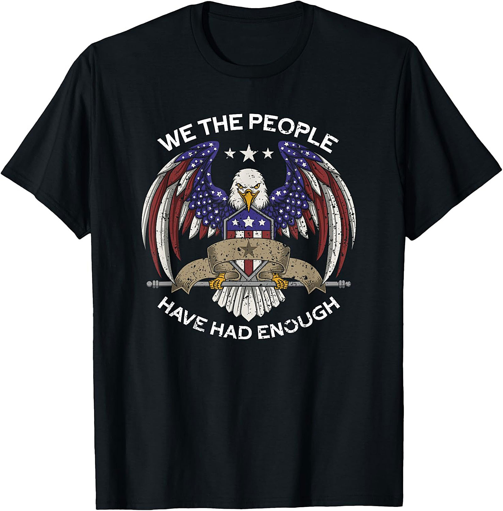 We The People T-shirt | Patriotic Eagle Graphic Tee