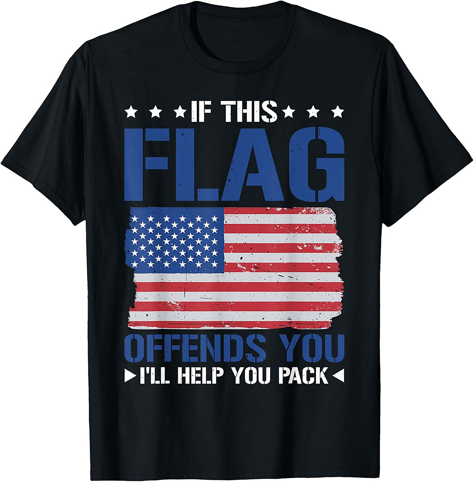 Patriotic Flag Graphic Tee | Funny American Shirt