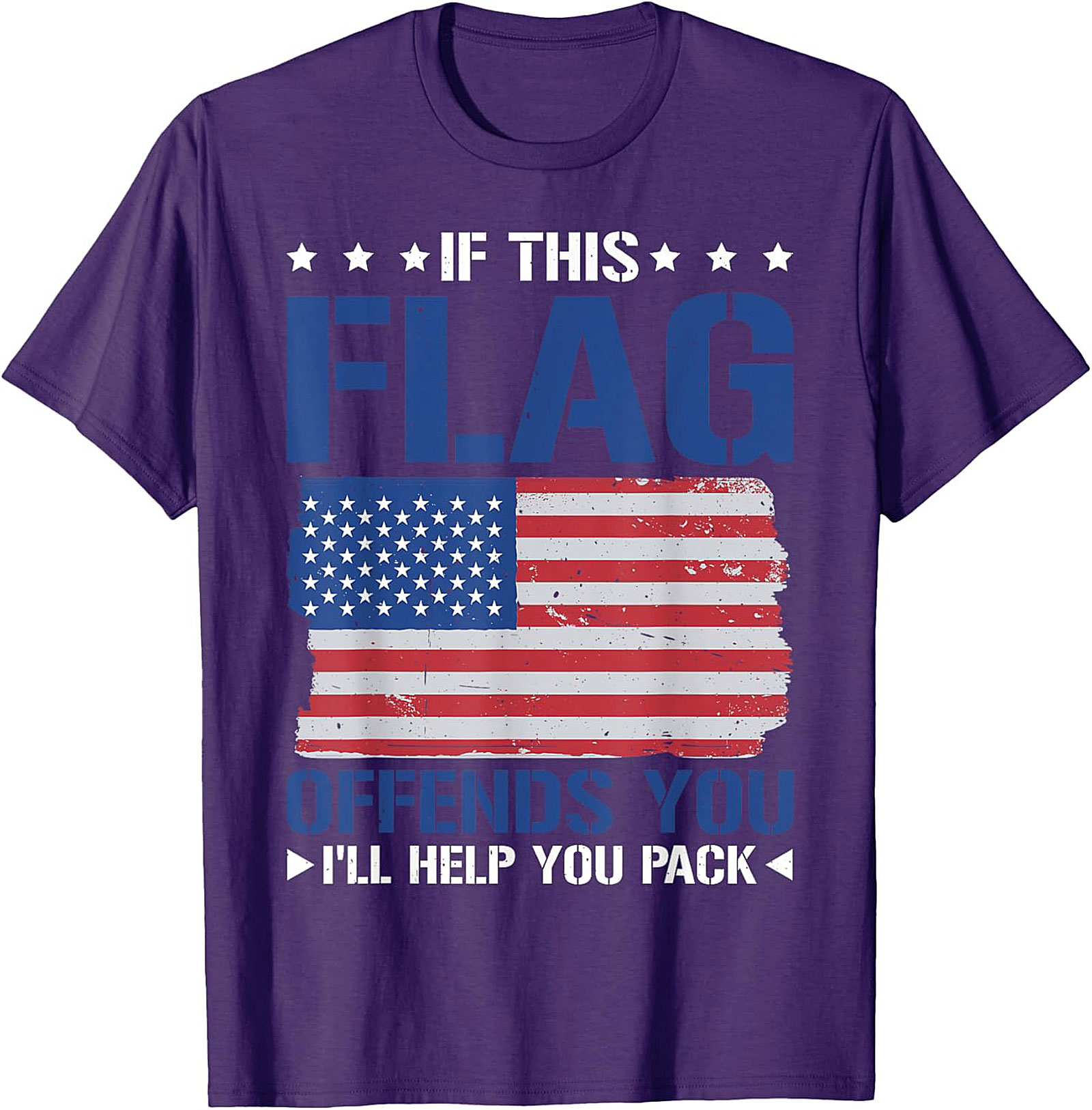 Patriotic Flag Graphic Tee | Funny American Shirt