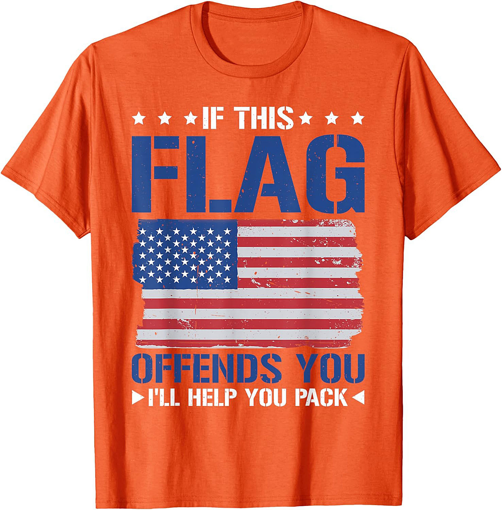 Patriotic Flag Graphic Tee | Funny American Shirt