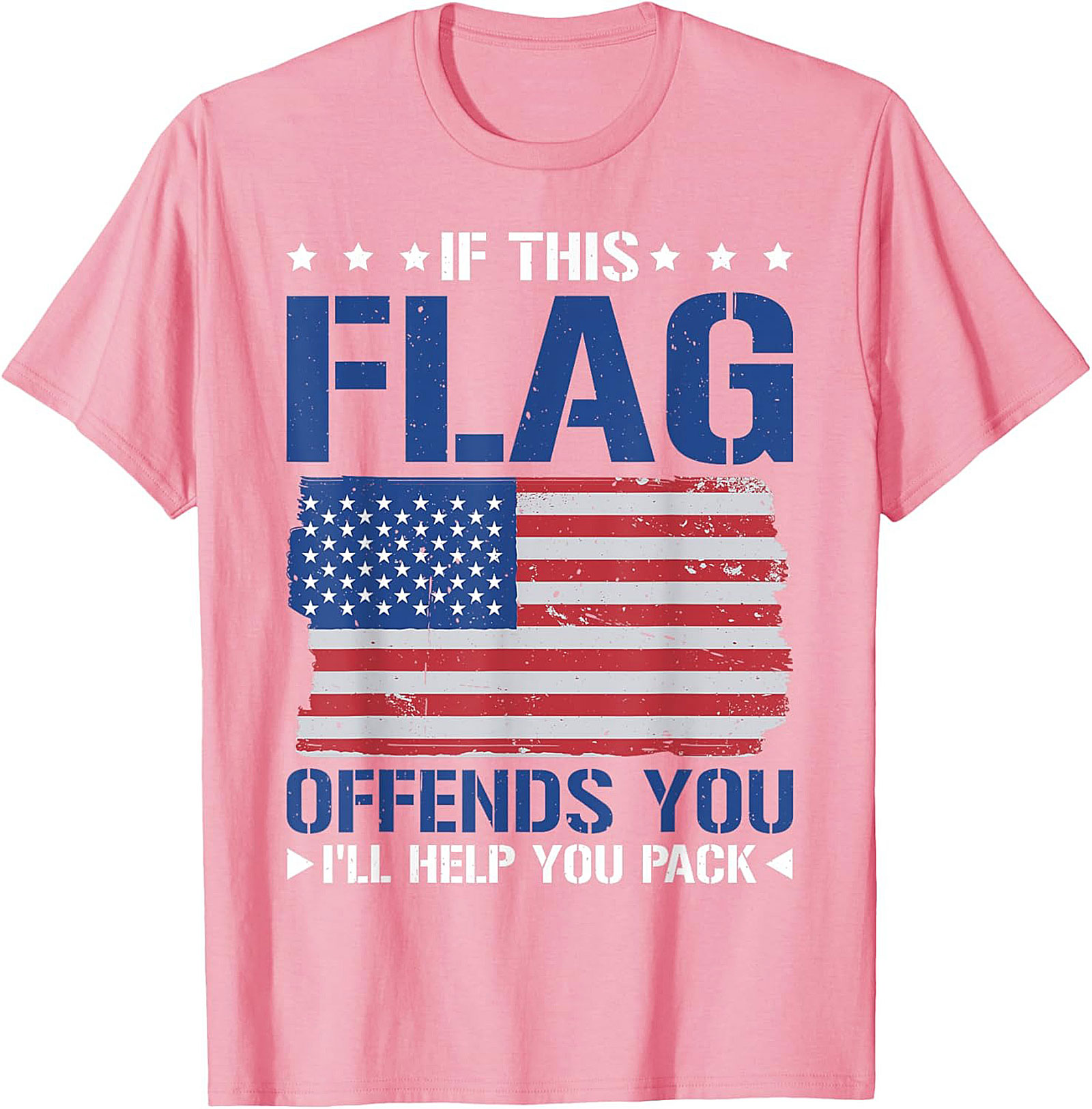 Patriotic Flag Graphic Tee | Funny American Shirt