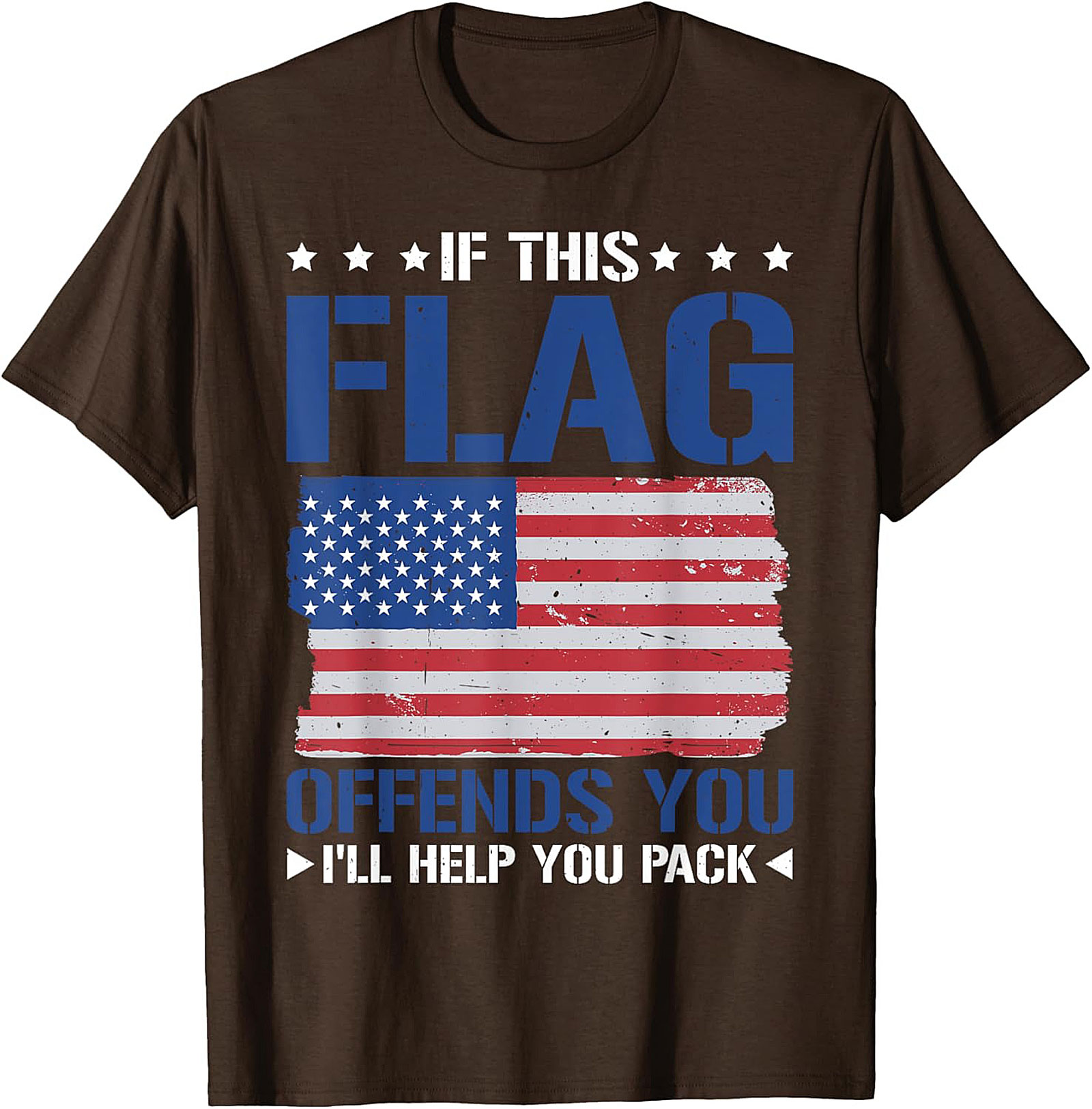 Patriotic Flag Graphic Tee | Funny American Shirt